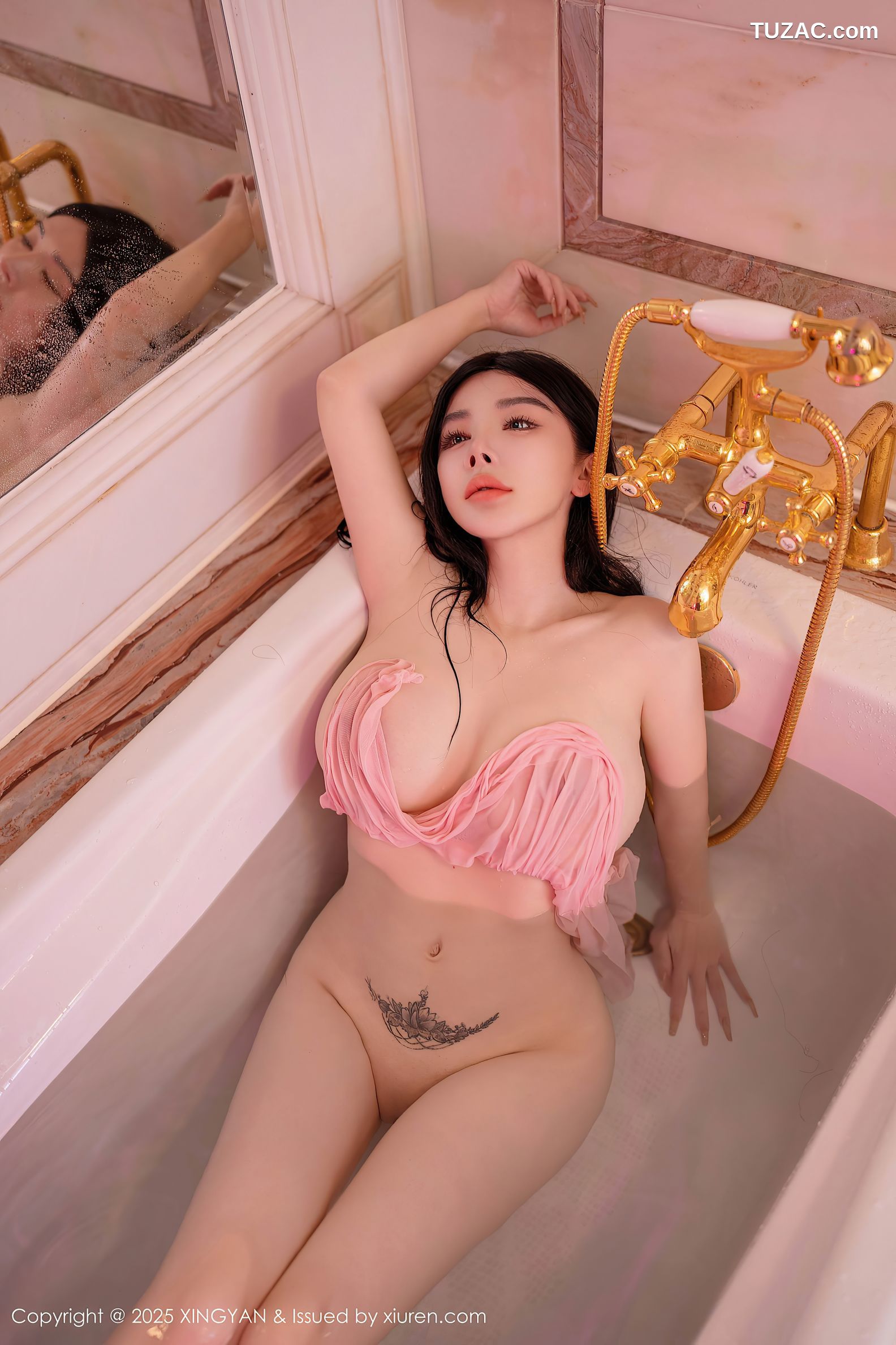XingYan星颜社-306-潘思沁-粉色情趣内衣浴缸湿身爆乳-2025.02.08