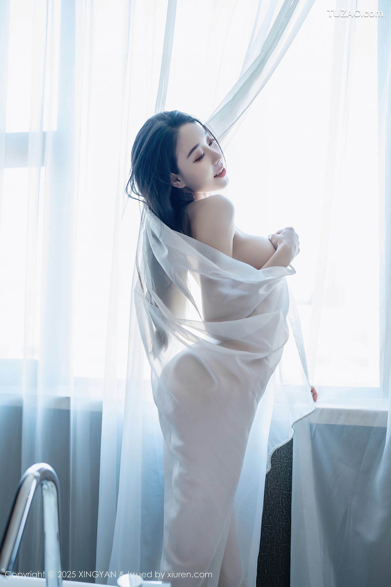 XingYan星颜社-307-清妙-透视白纱连体丝袜浴缸湿身爆乳-2025.02.12