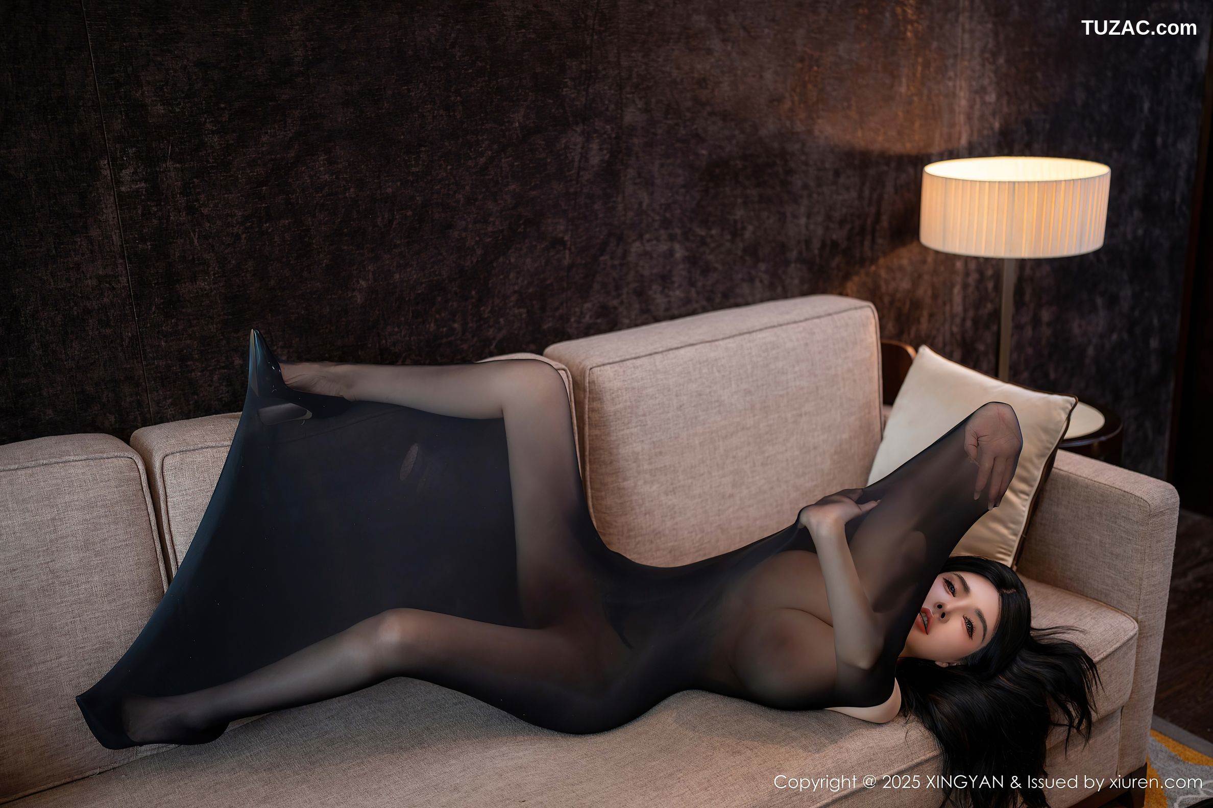 XingYan星颜社-309-潘思沁-轻透连体黑丝爆乳-2025.02.14