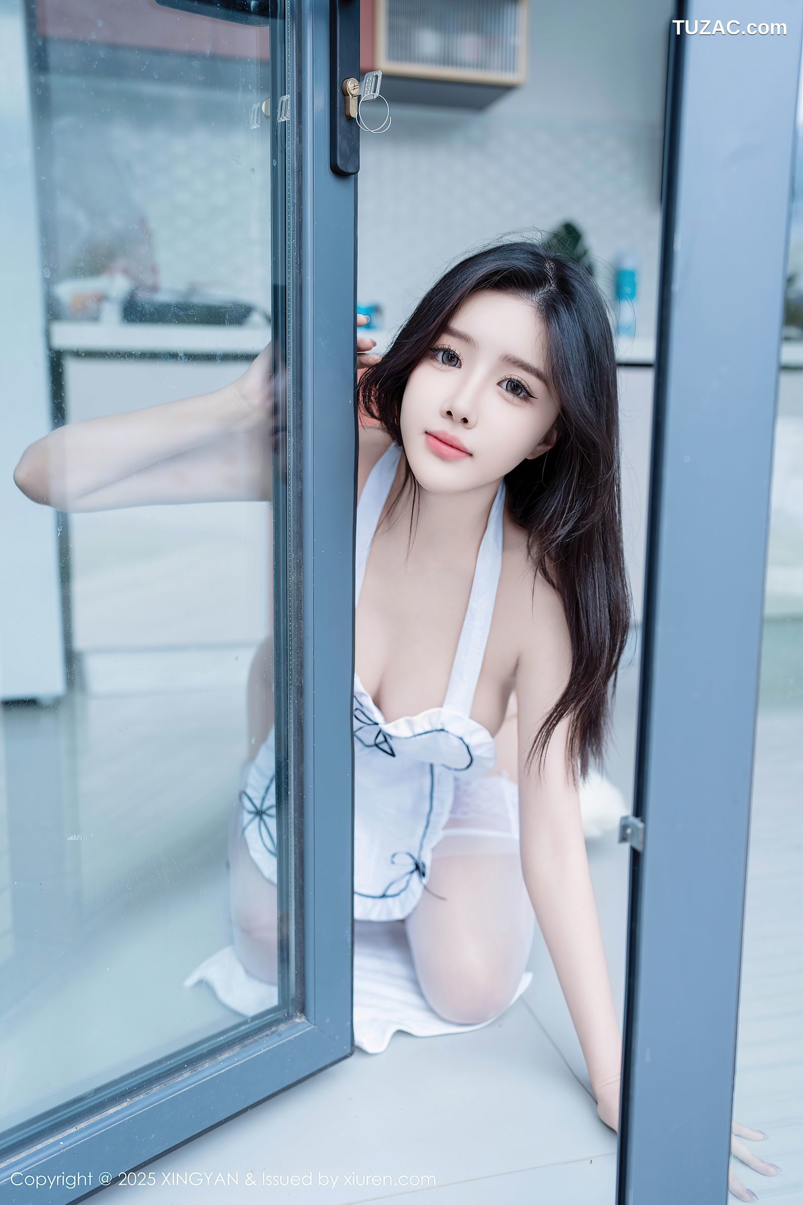 XingYan星颜社-310-袁圆-人妻厨娘情趣白色围裙白丝爆乳-2025.02.19