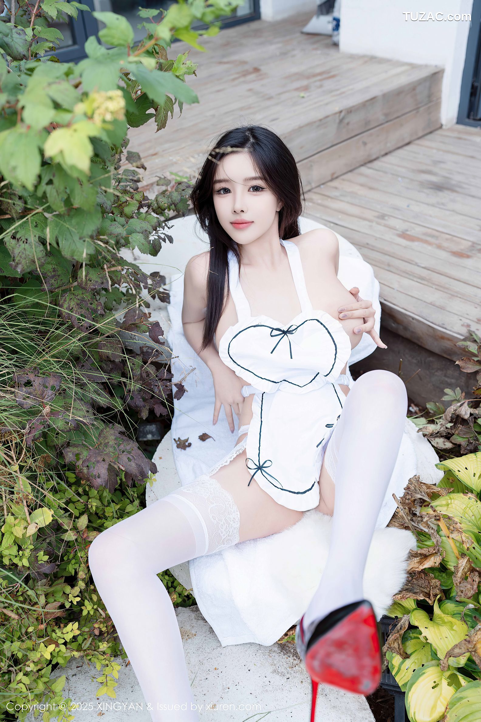 XingYan星颜社-310-袁圆-人妻厨娘情趣白色围裙白丝爆乳-2025.02.19