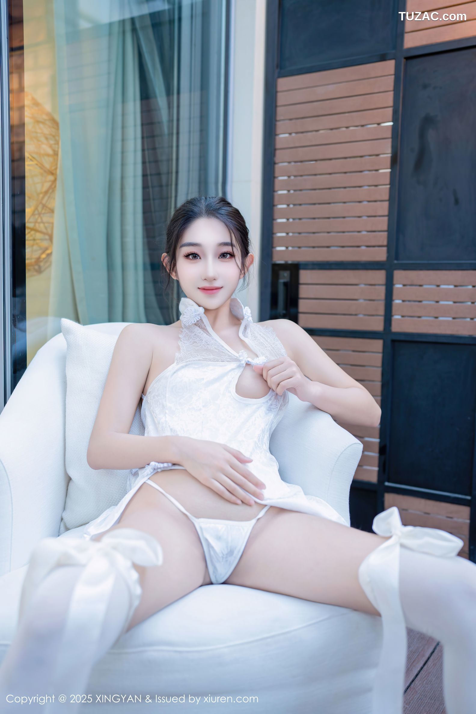 XingYan星颜社-313-星冉-情趣白色短旗袍白丝-2025.02.25