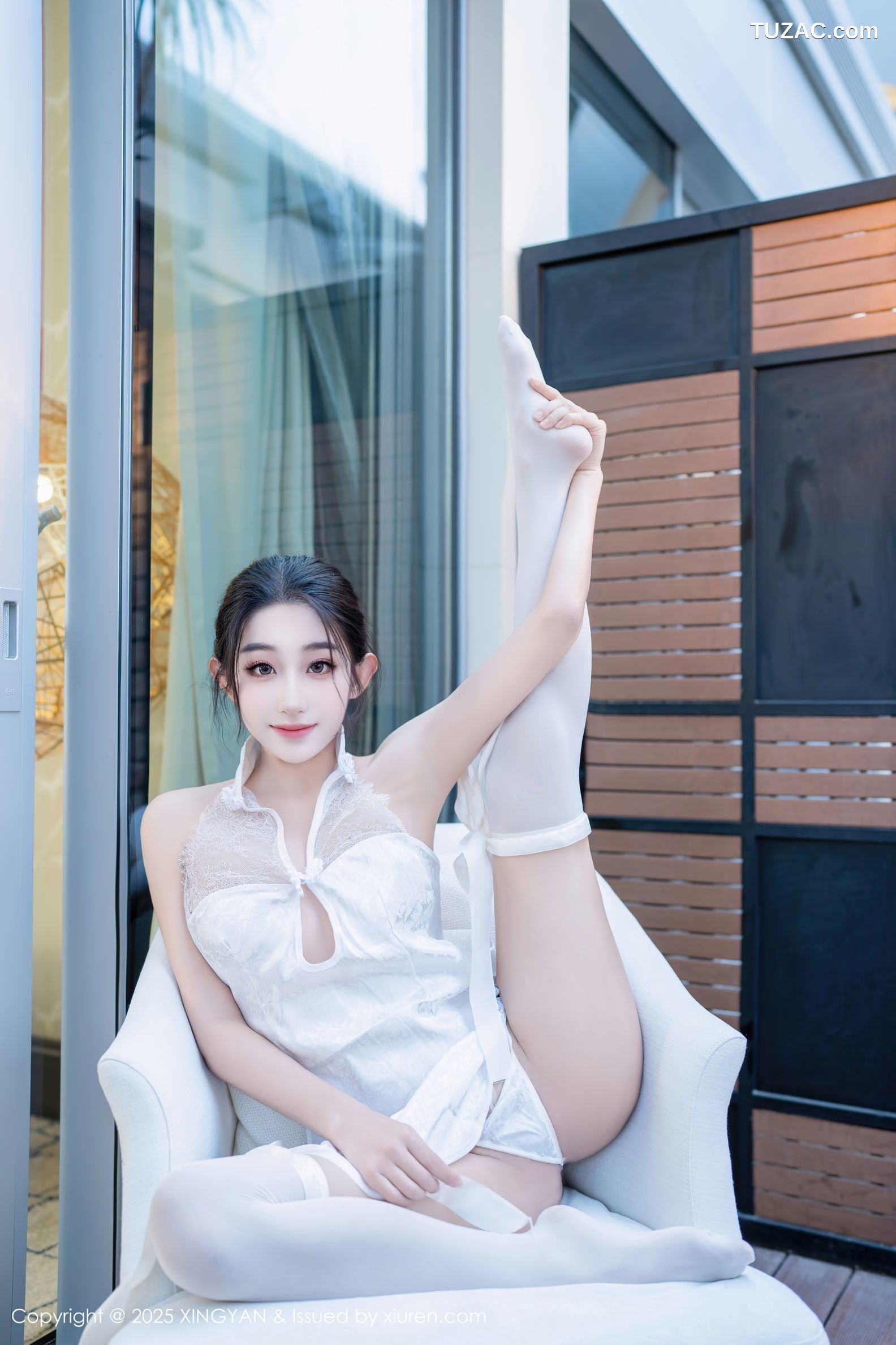 XingYan星颜社-313-星冉-情趣白色短旗袍白丝-2025.02.25