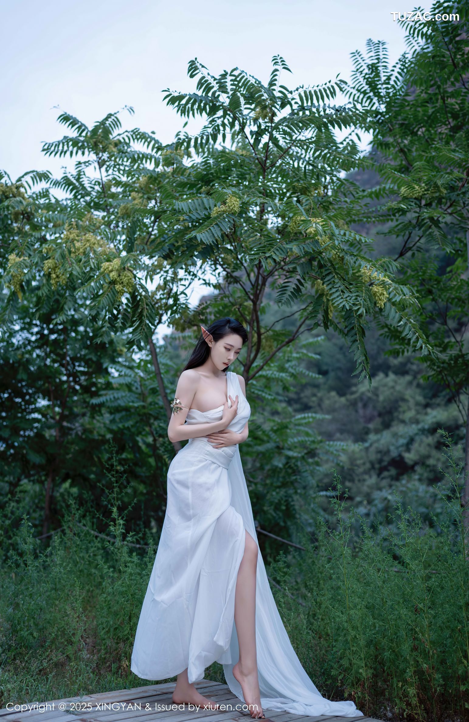 XingYan星颜社-314-清妙-森林精灵白裙爆乳-2025.02.26