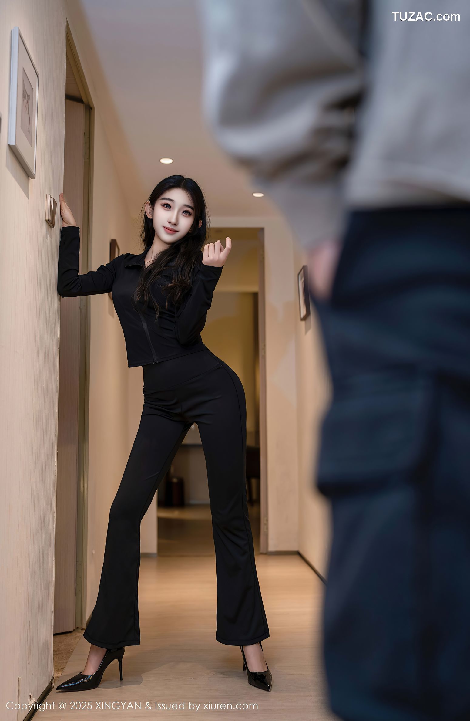 XingYan星颜社-321-星冉-黑色运动服黑色长裤白色内衣-2025.03.11