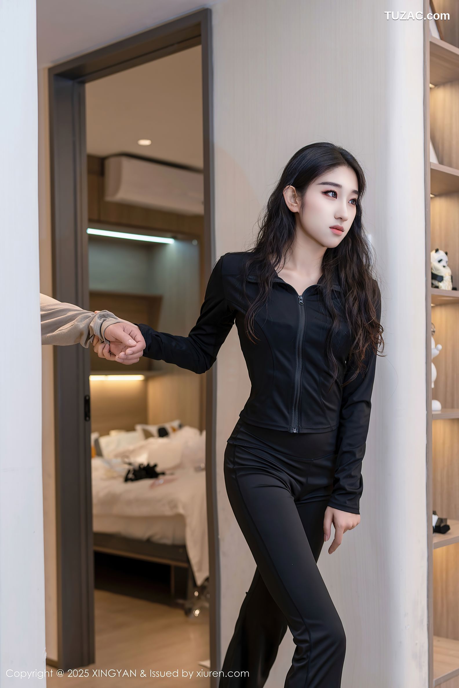 XingYan星颜社-321-星冉-黑色运动服黑色长裤白色内衣-2025.03.11