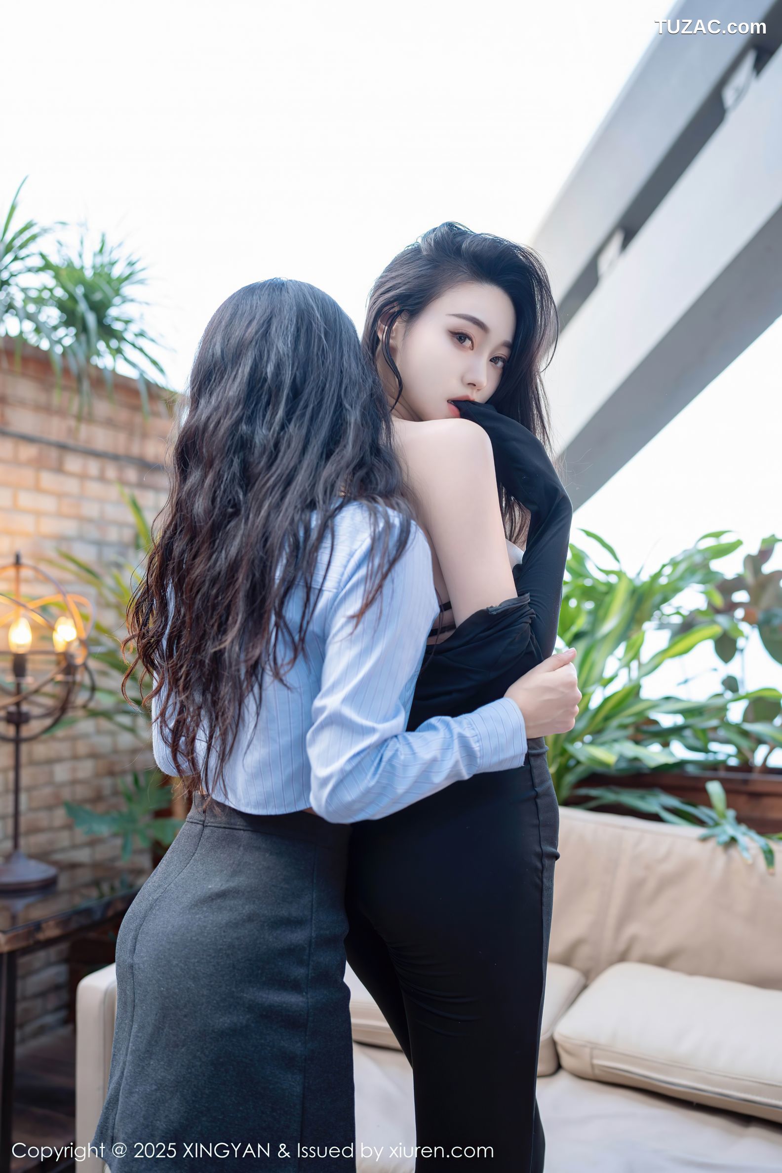 XingYan星颜社-322-清妙-黑色连体长裤黑蕾丝内衣-2025.03.13