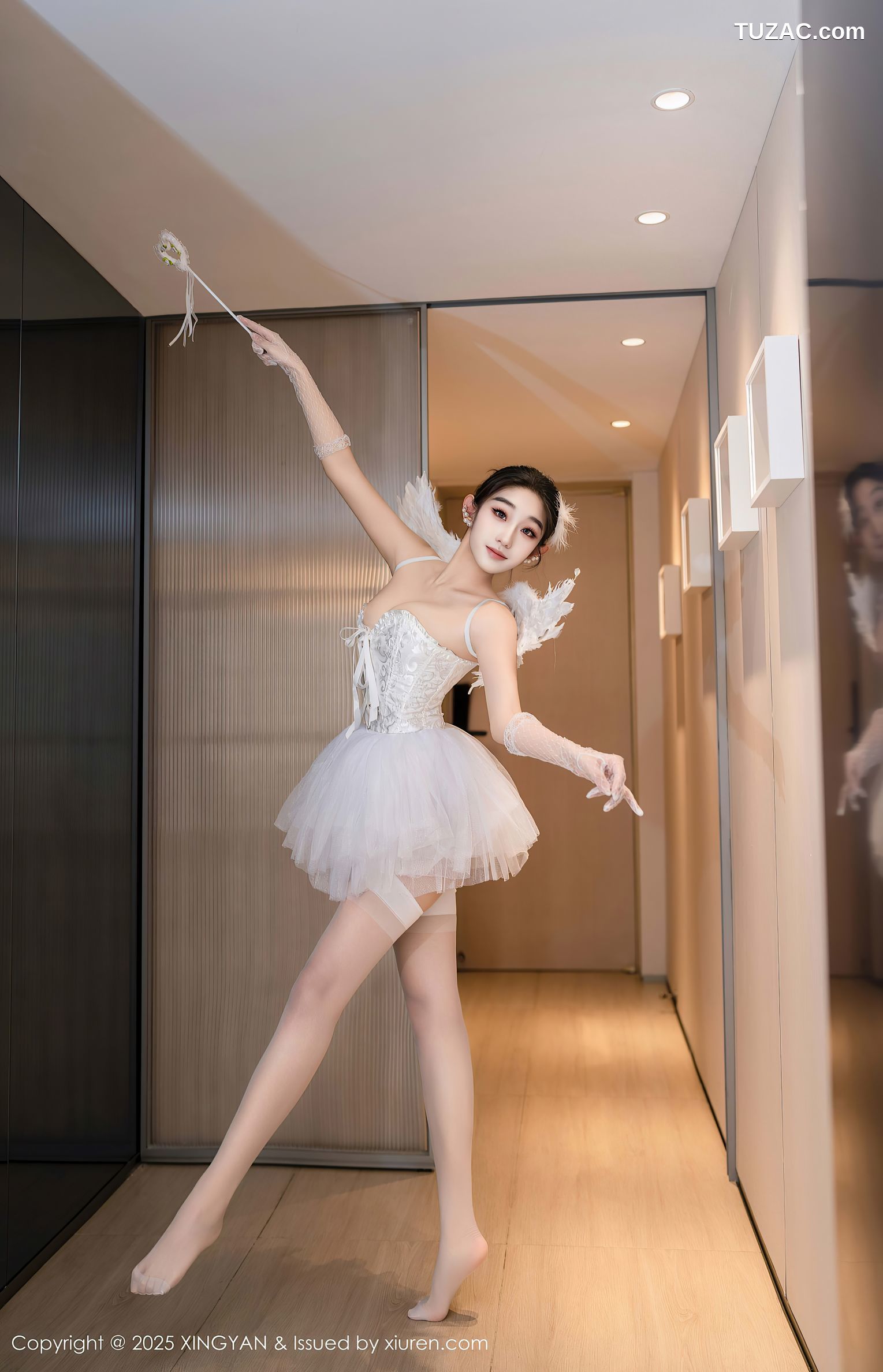 XingYan星颜社-324-星冉-白纱蕾丝芭蕾制服小仙女-2025.03.18