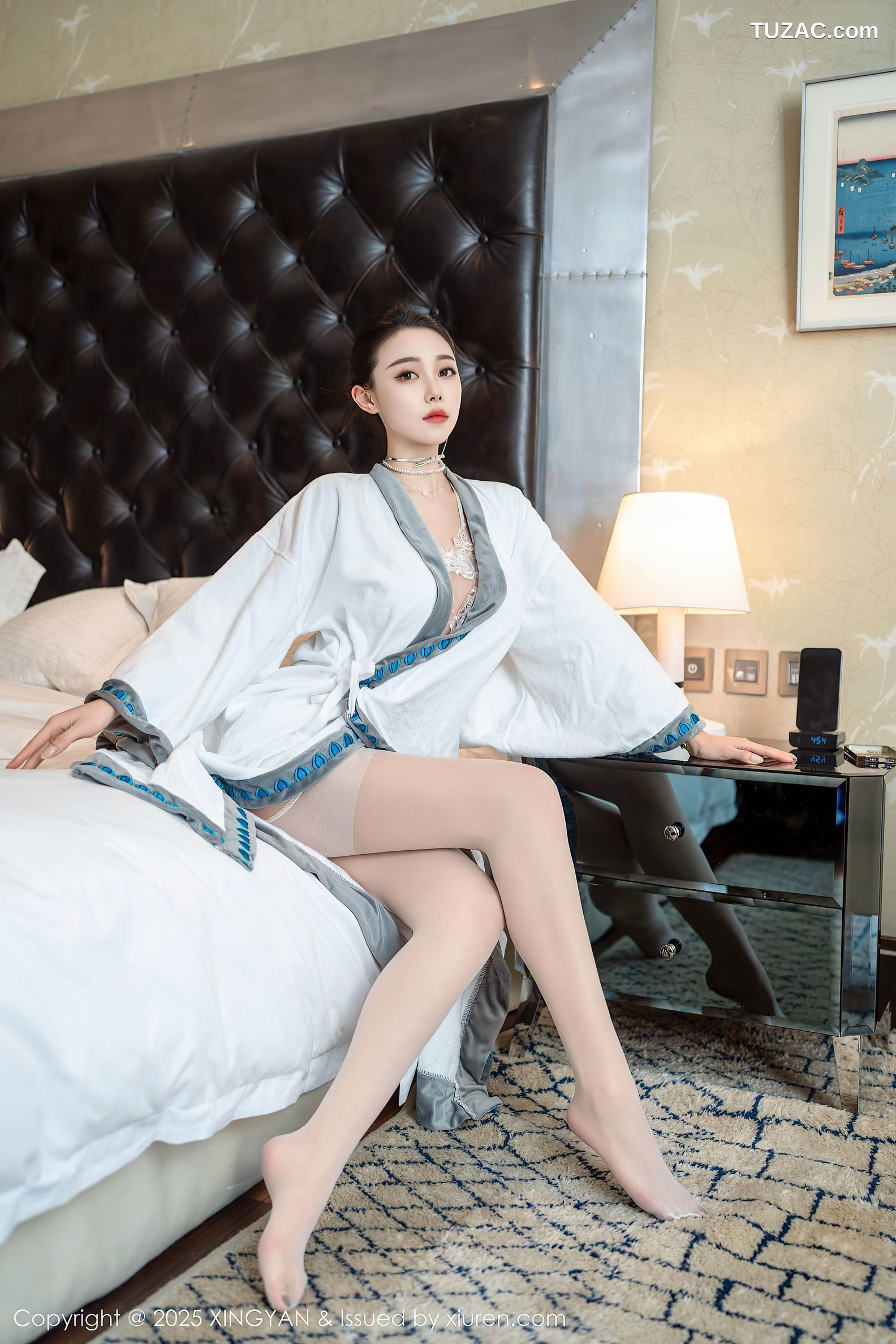 XingYan星颜社-326-清妙-古风白衣白色蕾丝情趣内衣爆乳-2025.03.21