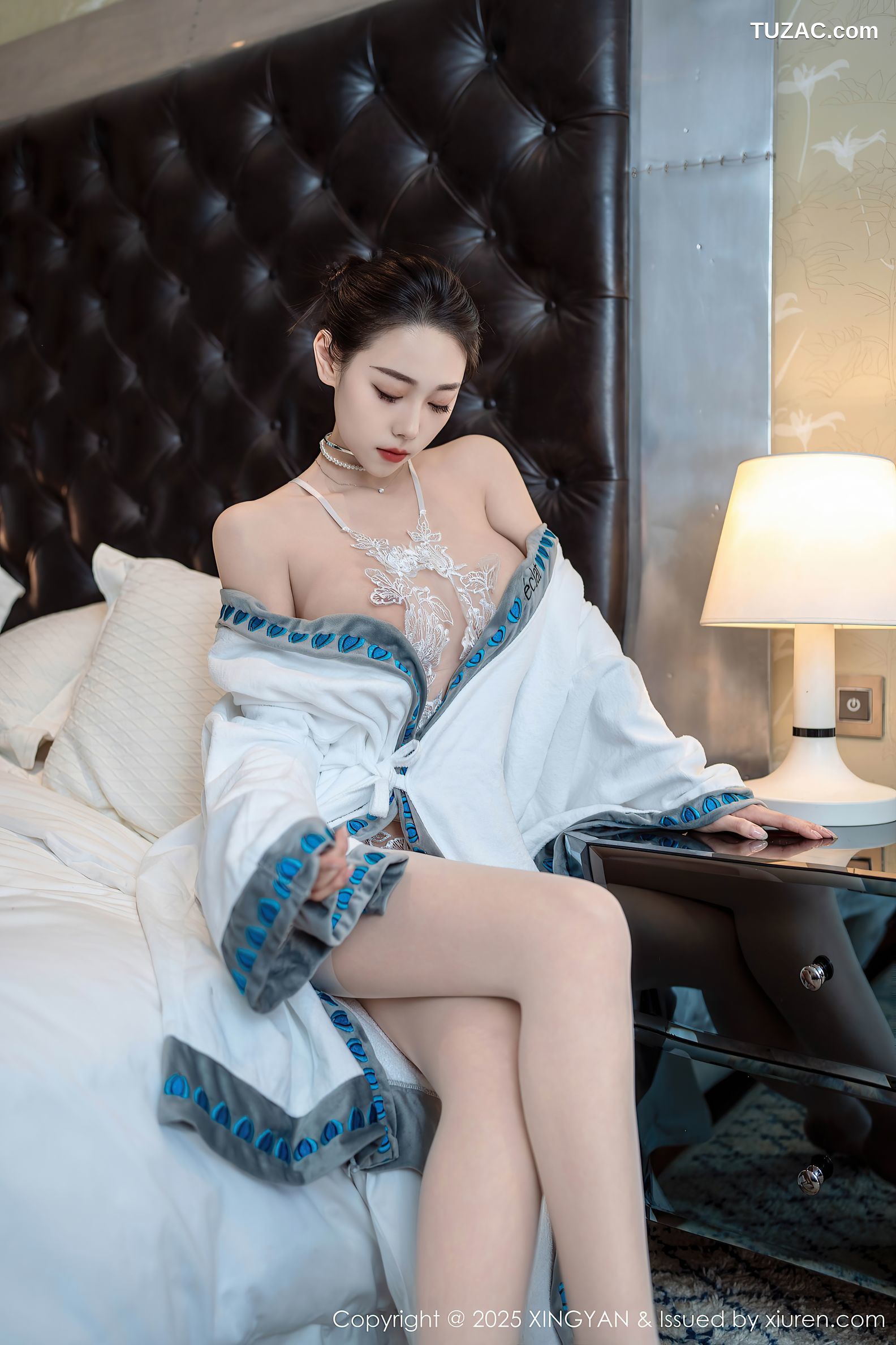 XingYan星颜社-326-清妙-古风白衣白色蕾丝情趣内衣爆乳-2025.03.21