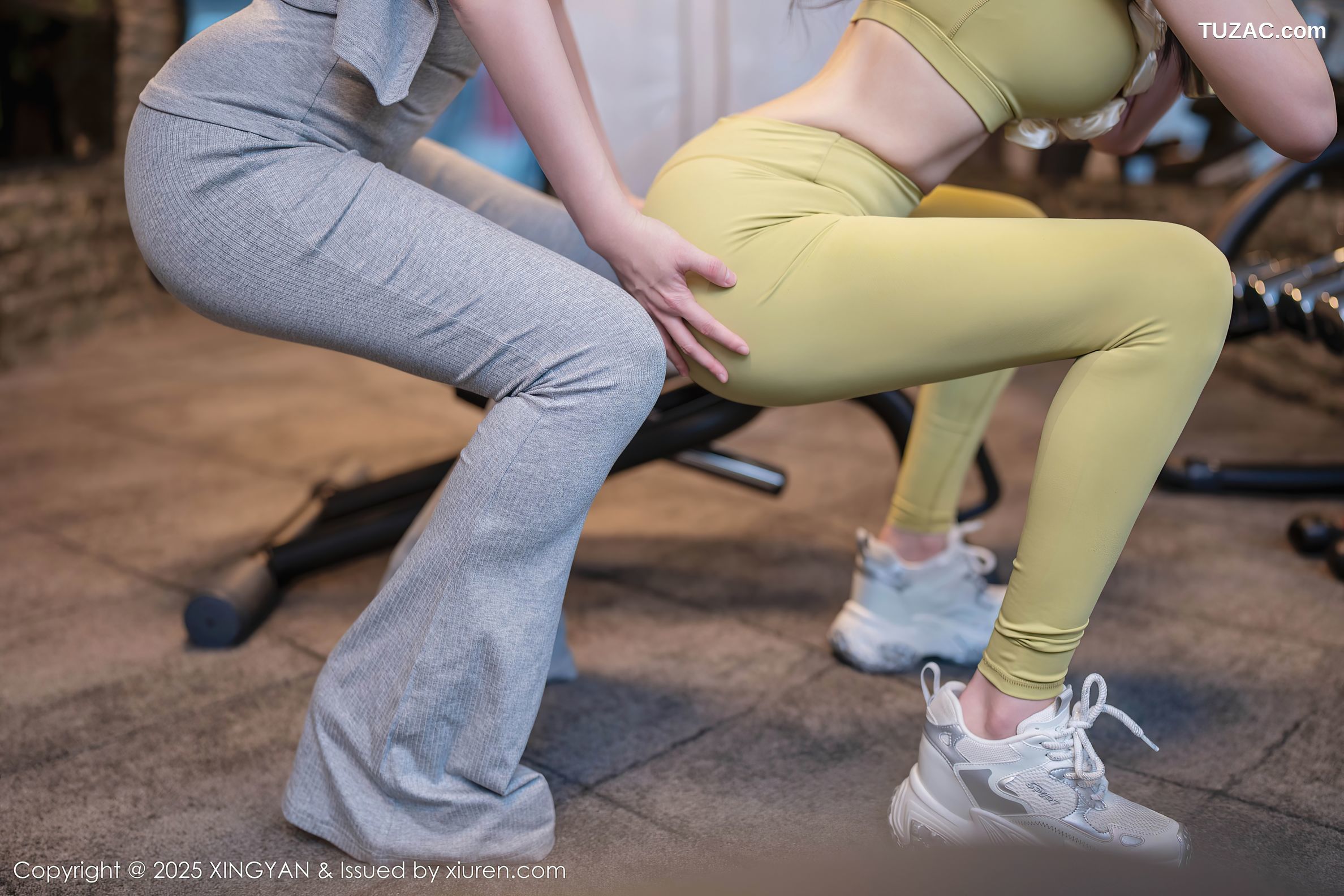 XingYan星颜社-333-李丽莎-模特合集-姐妹花女神健身房场景激情演绎-2025.04.11