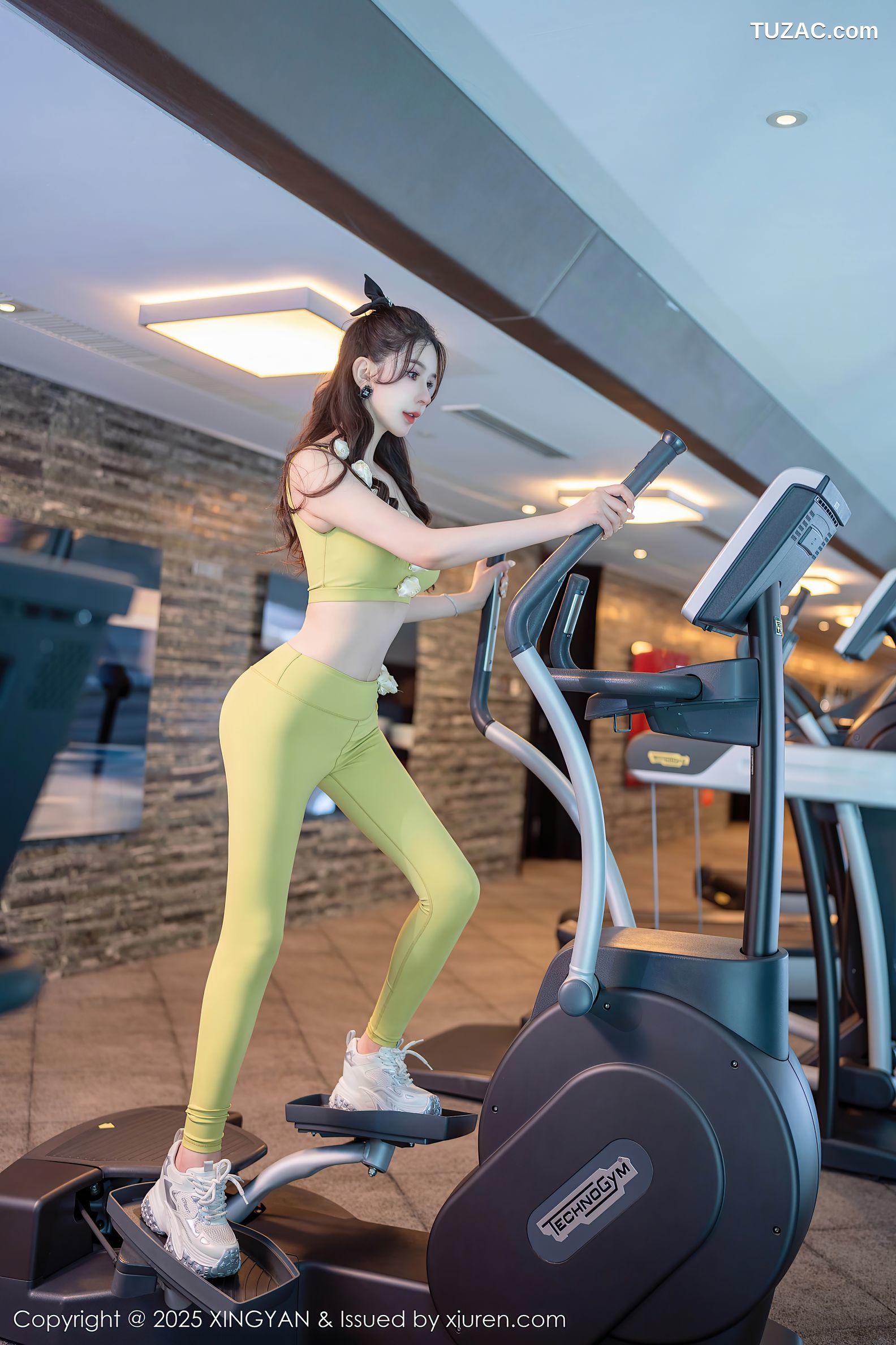 XingYan星颜社-333-李丽莎-模特合集-姐妹花女神健身房场景激情演绎-2025.04.11