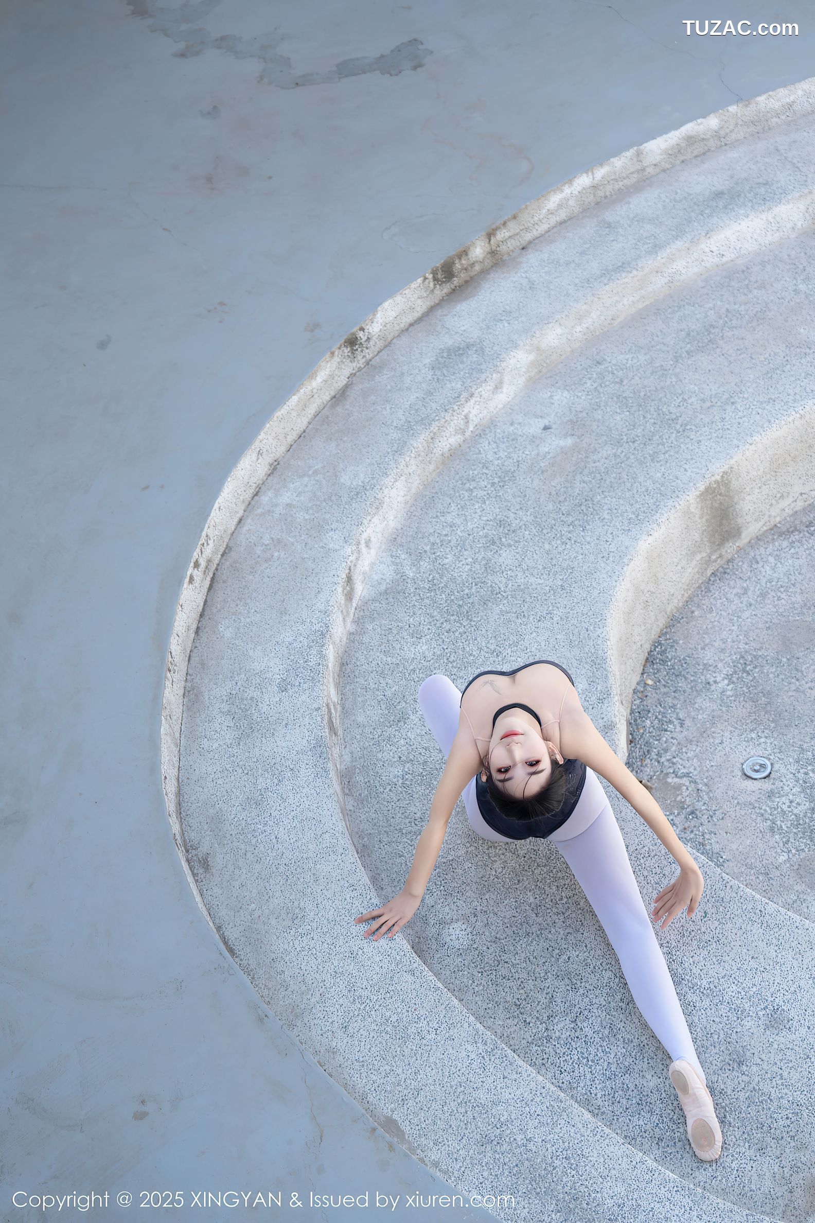 XingYan星颜社-345-星冉-深色芭蕾舞服白色丝袜-2025.05.13