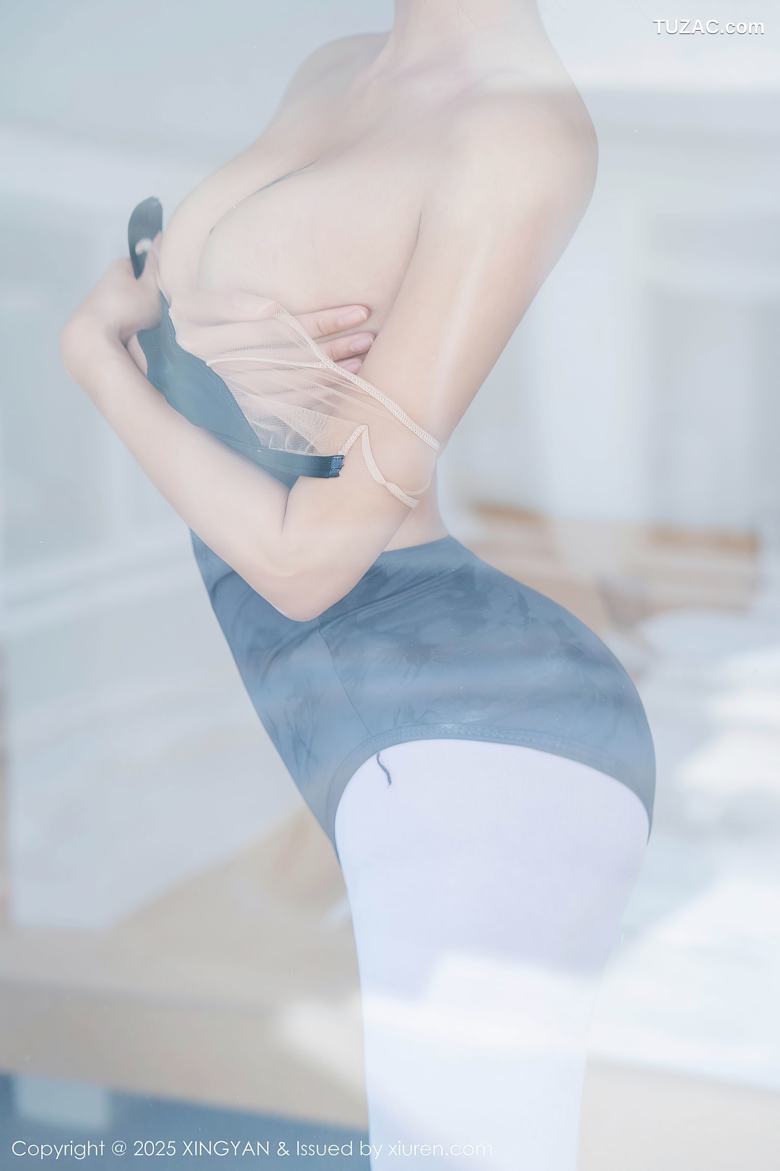 XingYan星颜社-345-星冉-深色芭蕾舞服白色丝袜-2025.05.13