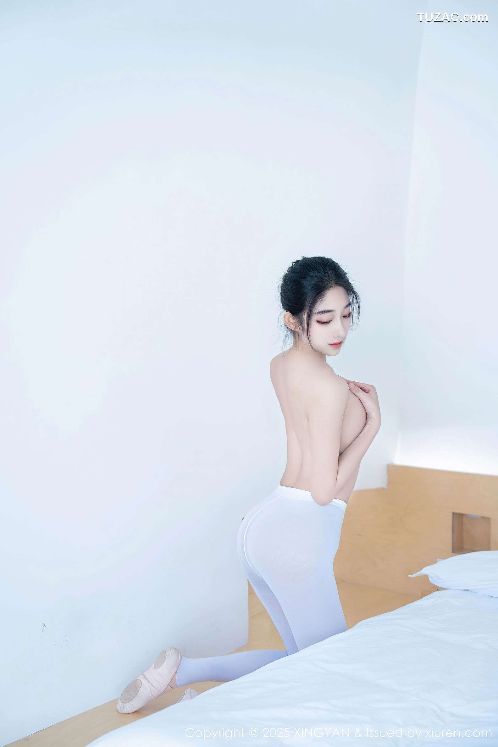 XingYan星颜社-345-星冉-深色芭蕾舞服白色丝袜-2025.05.13