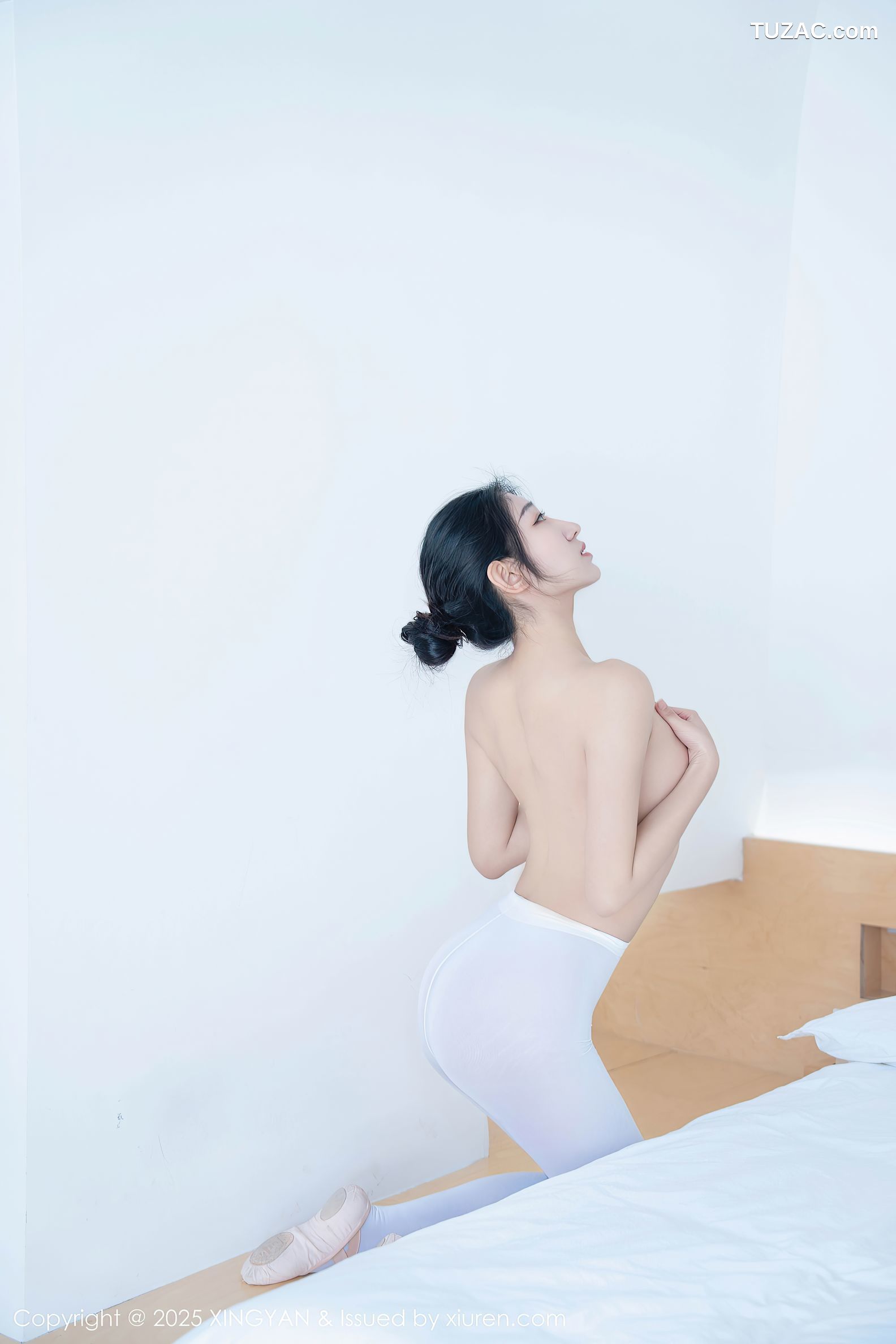 XingYan星颜社-345-星冉-深色芭蕾舞服白色丝袜-2025.05.13