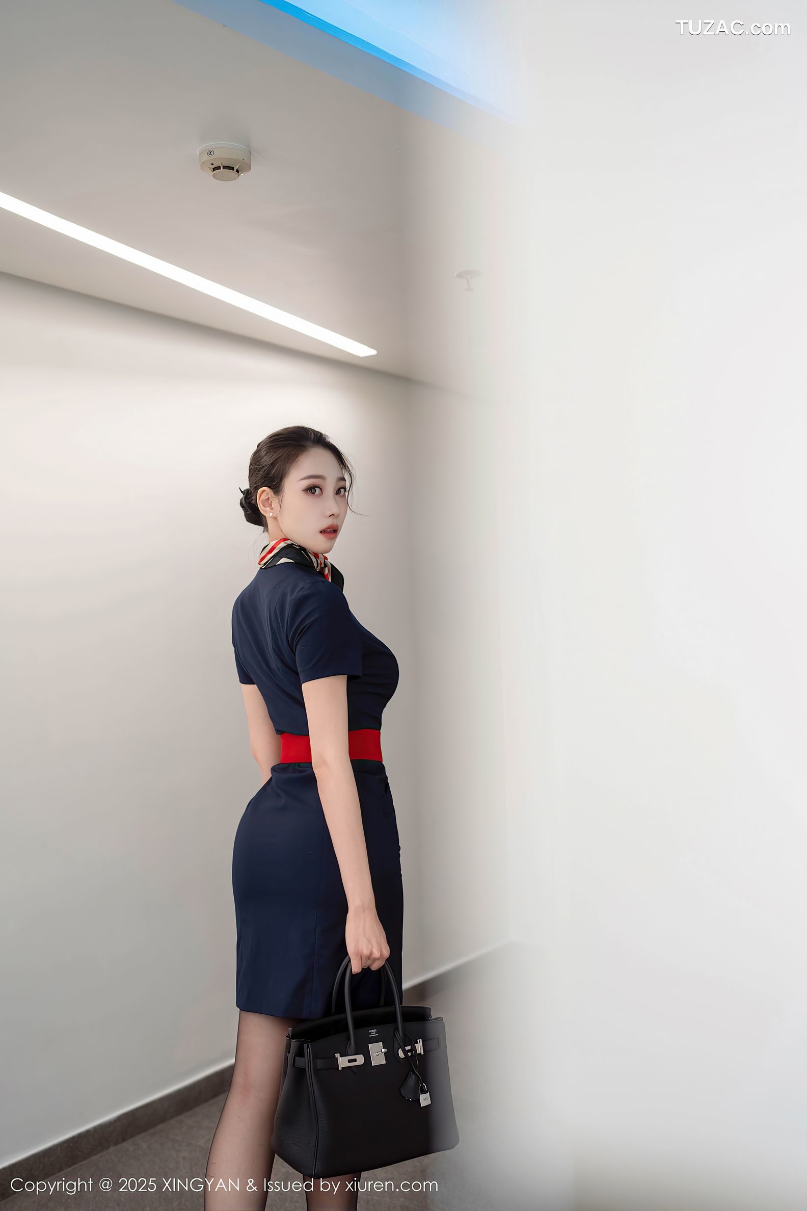 XingYan星颜社-354-清妙-空姐制服红蕾丝内衣黑丝爆乳-2025.06.05