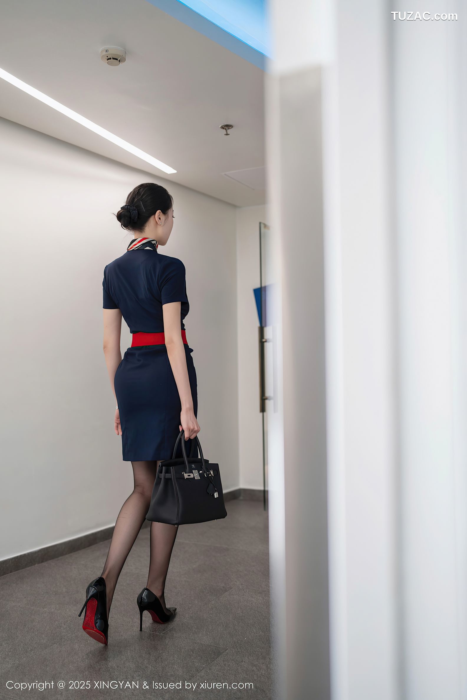 XingYan星颜社-354-清妙-空姐制服红蕾丝内衣黑丝爆乳-2025.06.05