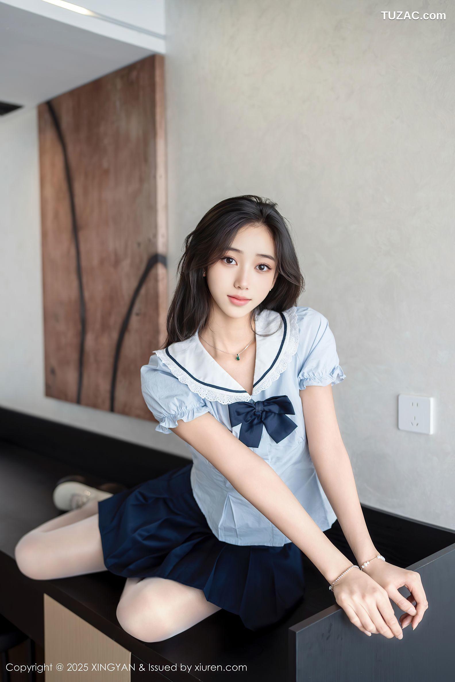 XingYan星颜社-360-时安安-白色丝袜清纯JK爆乳-2025.06.26