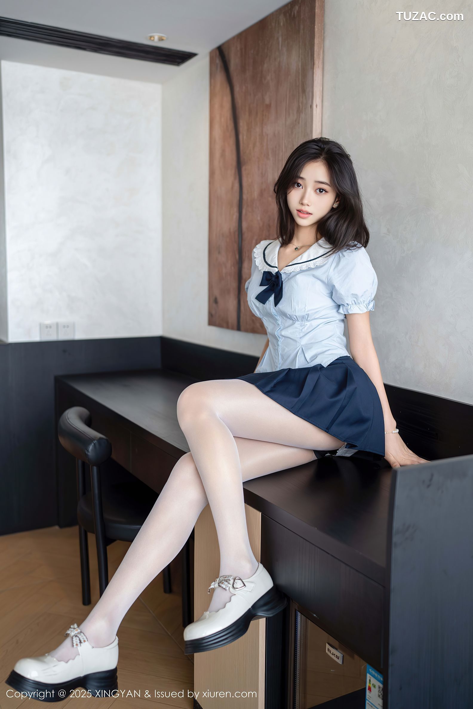 XingYan星颜社-360-时安安-白色丝袜清纯JK爆乳-2025.06.26