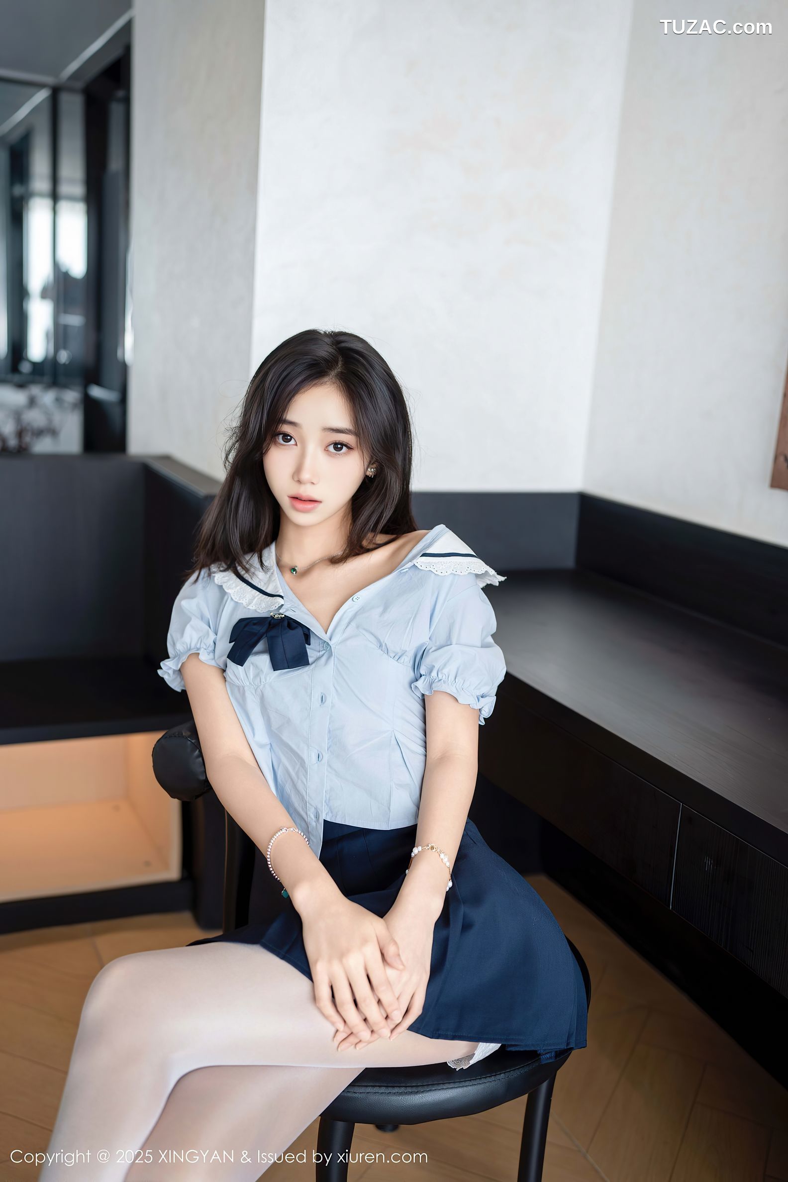 XingYan星颜社-360-时安安-白色丝袜清纯JK爆乳-2025.06.26