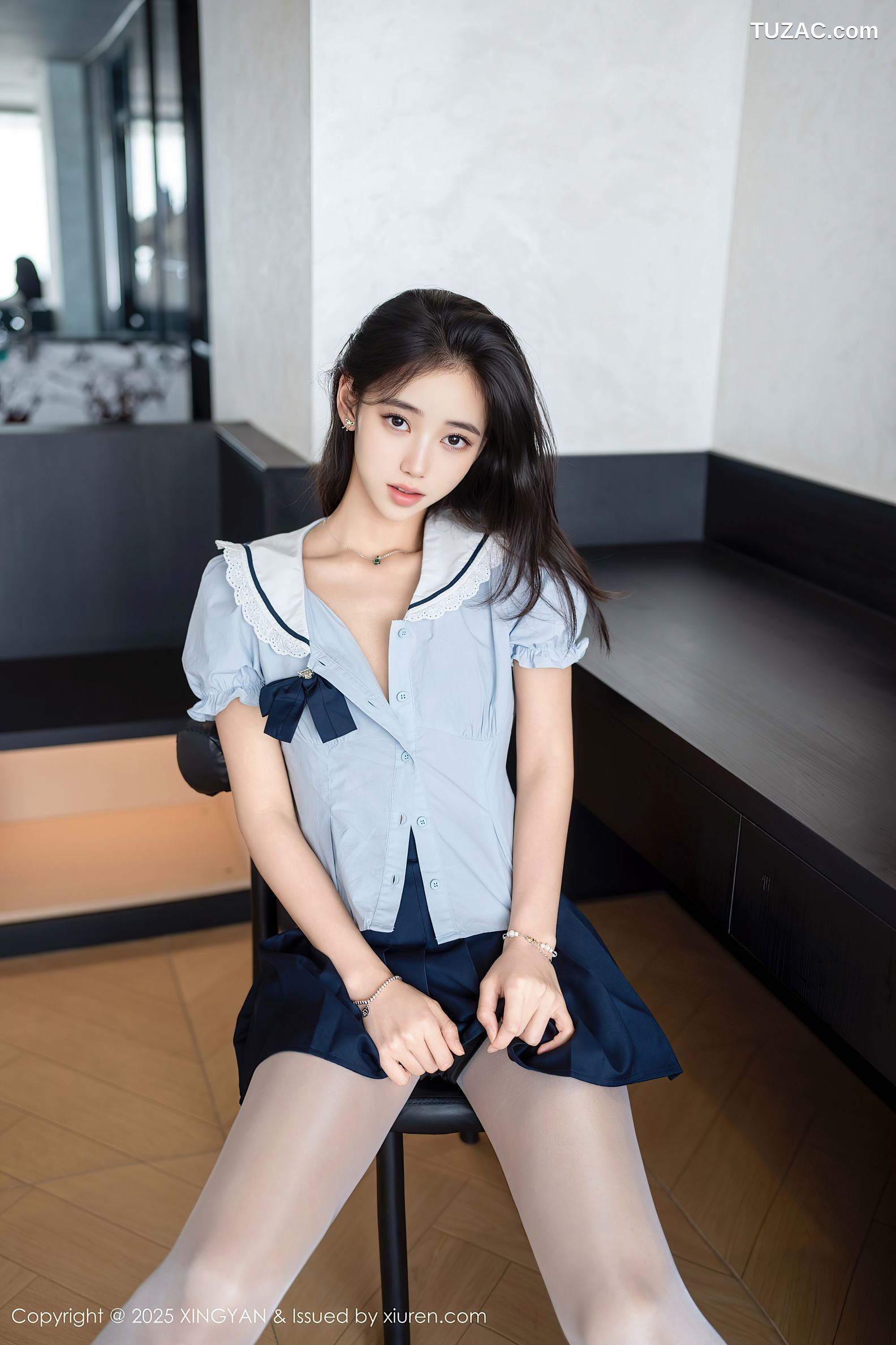 XingYan星颜社-360-时安安-白色丝袜清纯JK爆乳-2025.06.26