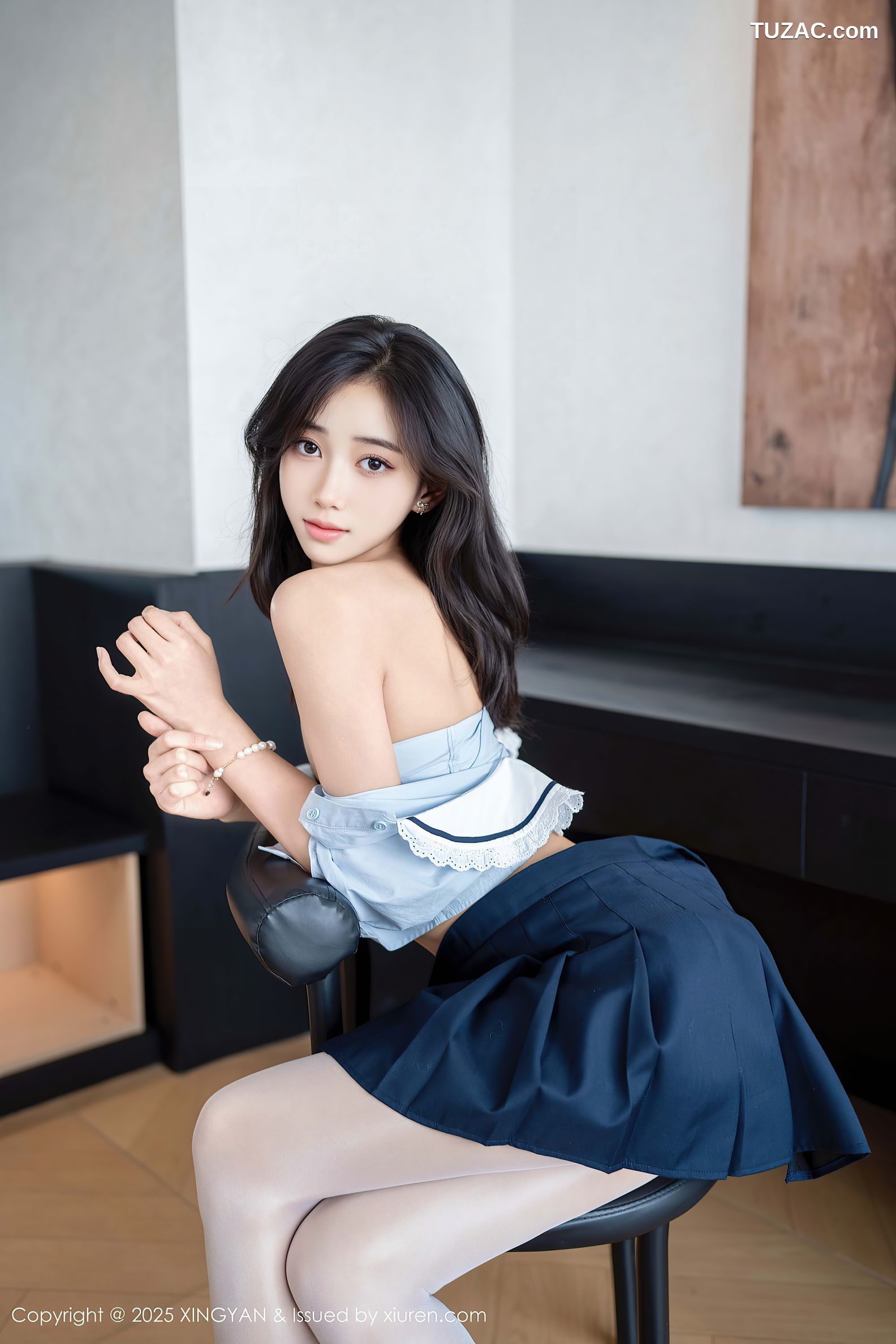 XingYan星颜社-360-时安安-白色丝袜清纯JK爆乳-2025.06.26