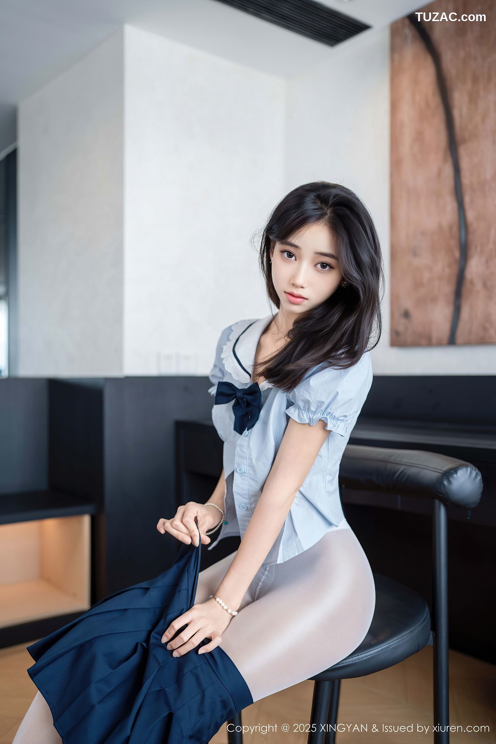 XingYan星颜社-360-时安安-白色丝袜清纯JK爆乳-2025.06.26