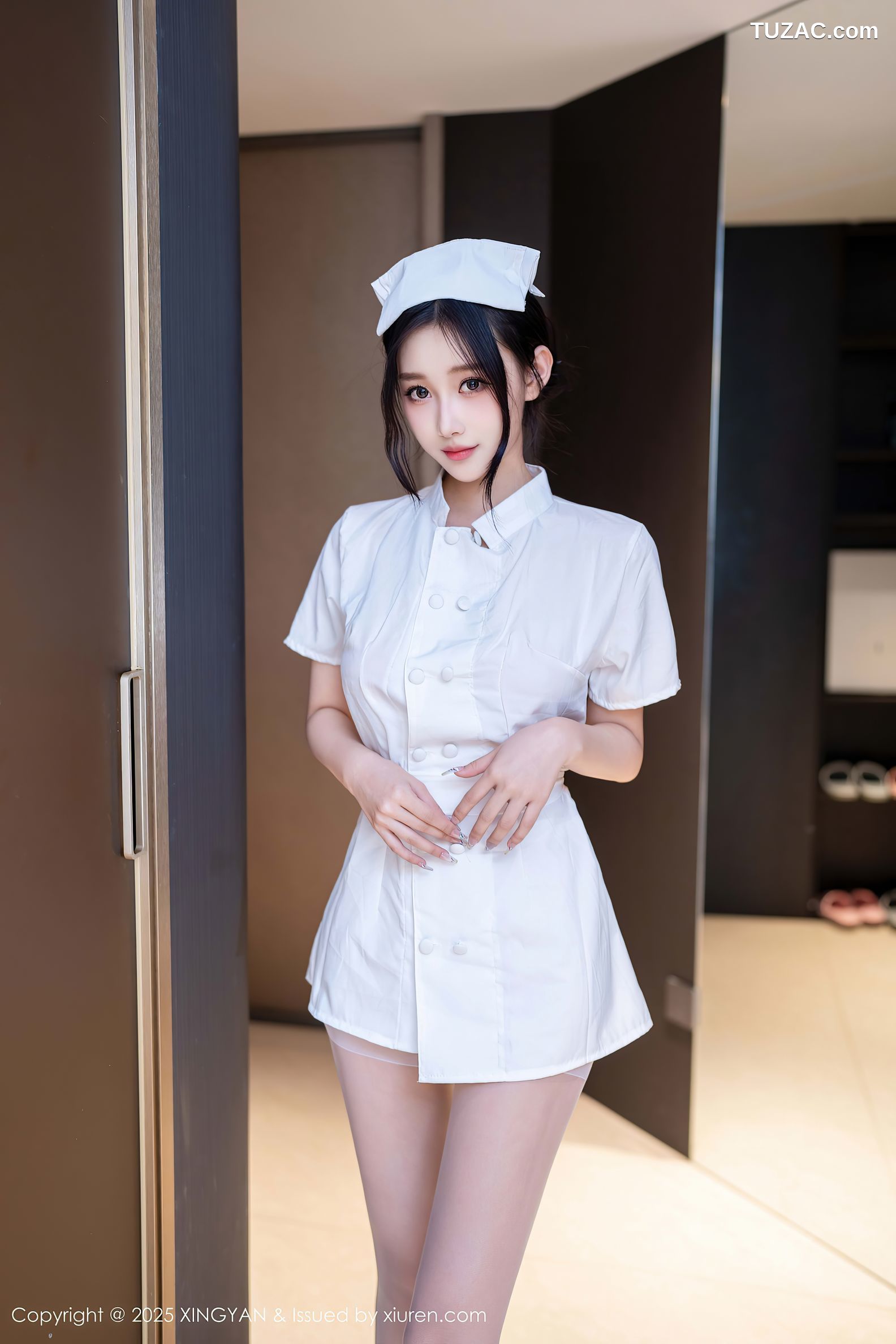 XingYan星颜社-362-木森vita-白色护士制服爆乳诱惑-2025.07.01