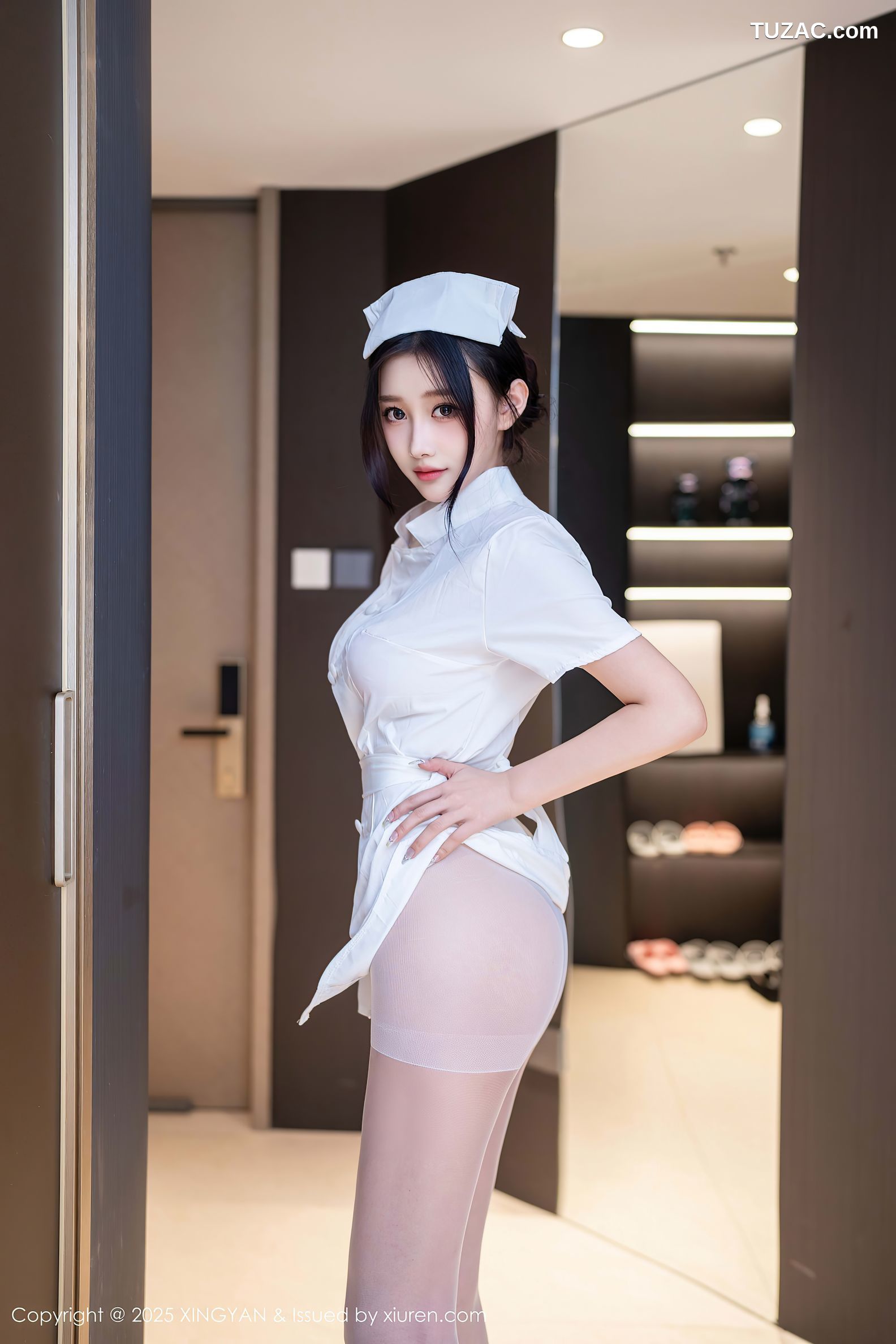 XingYan星颜社-362-木森vita-白色护士制服爆乳诱惑-2025.07.01