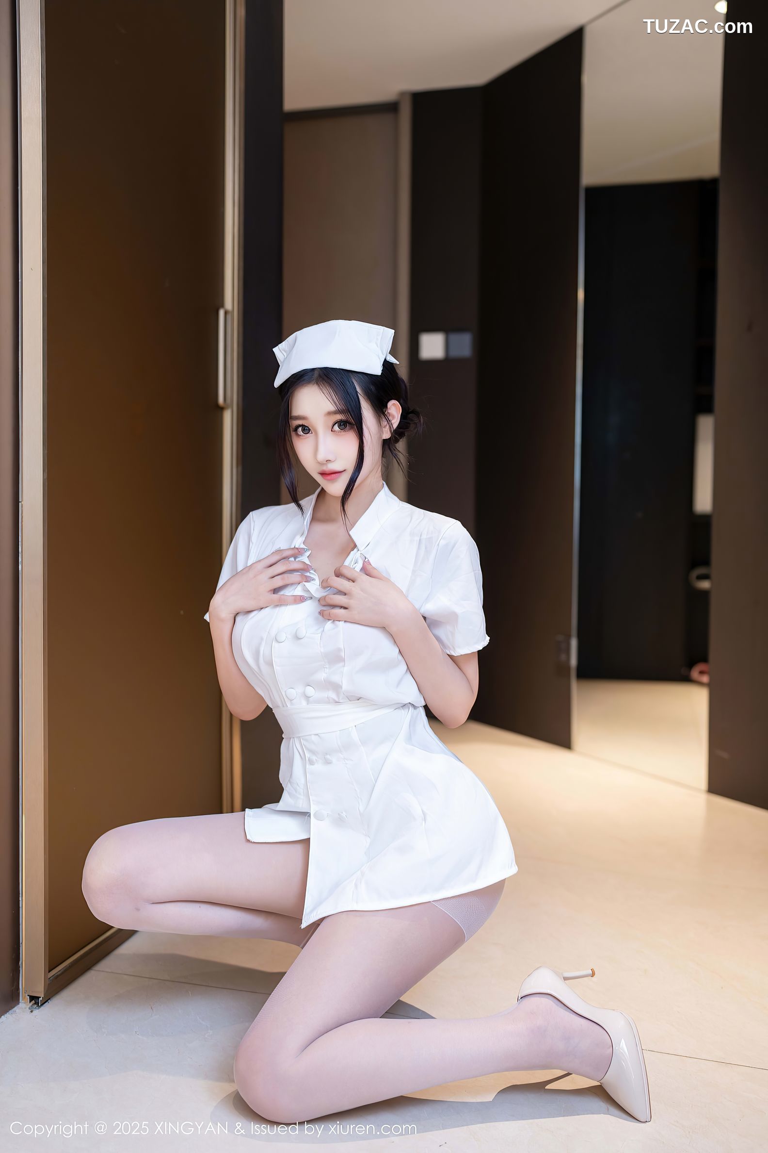 XingYan星颜社-362-木森vita-白色护士制服爆乳诱惑-2025.07.01