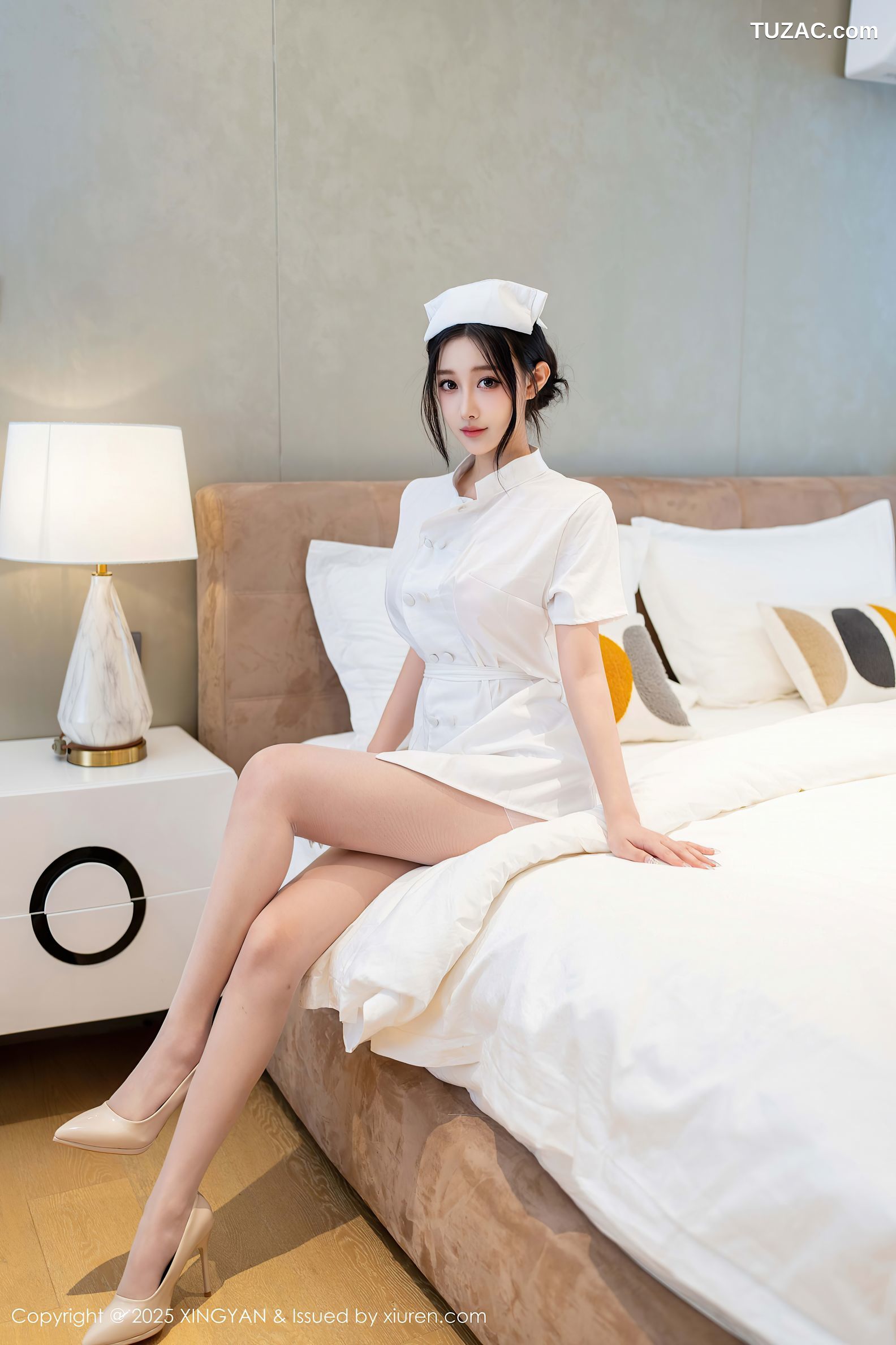 XingYan星颜社-362-木森vita-白色护士制服爆乳诱惑-2025.07.01