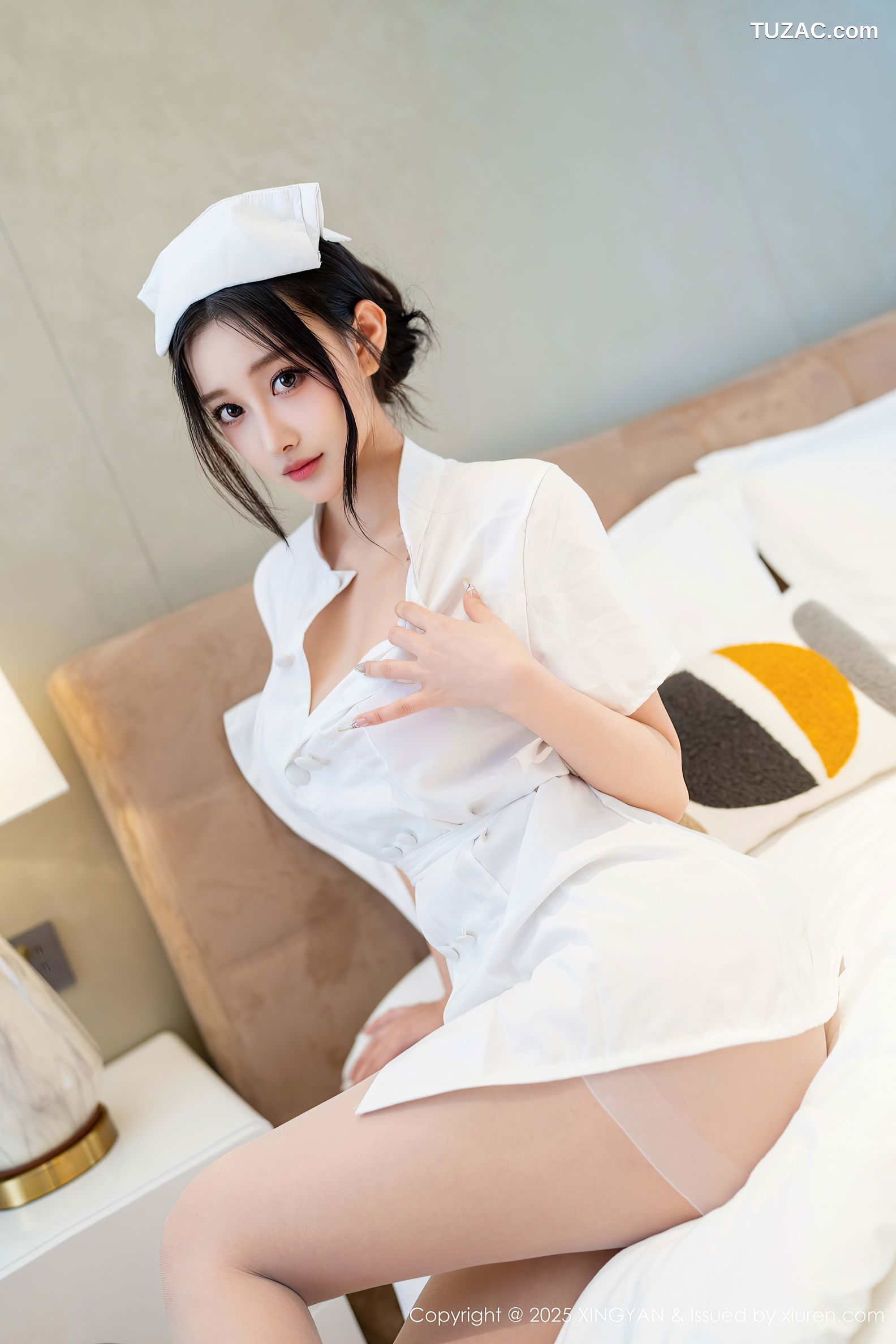 XingYan星颜社-362-木森vita-白色护士制服爆乳诱惑-2025.07.01