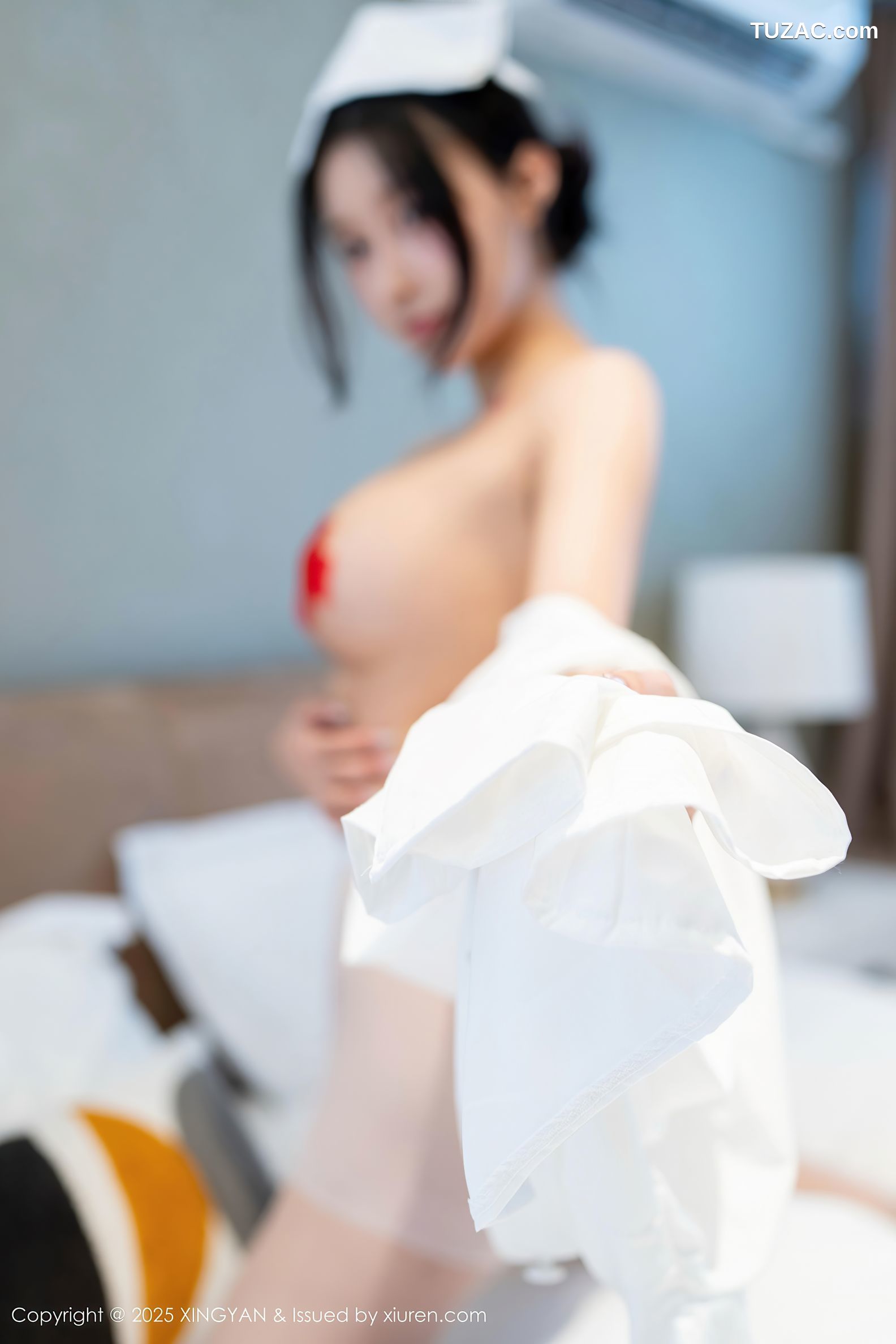 XingYan星颜社-362-木森vita-白色护士制服爆乳诱惑-2025.07.01