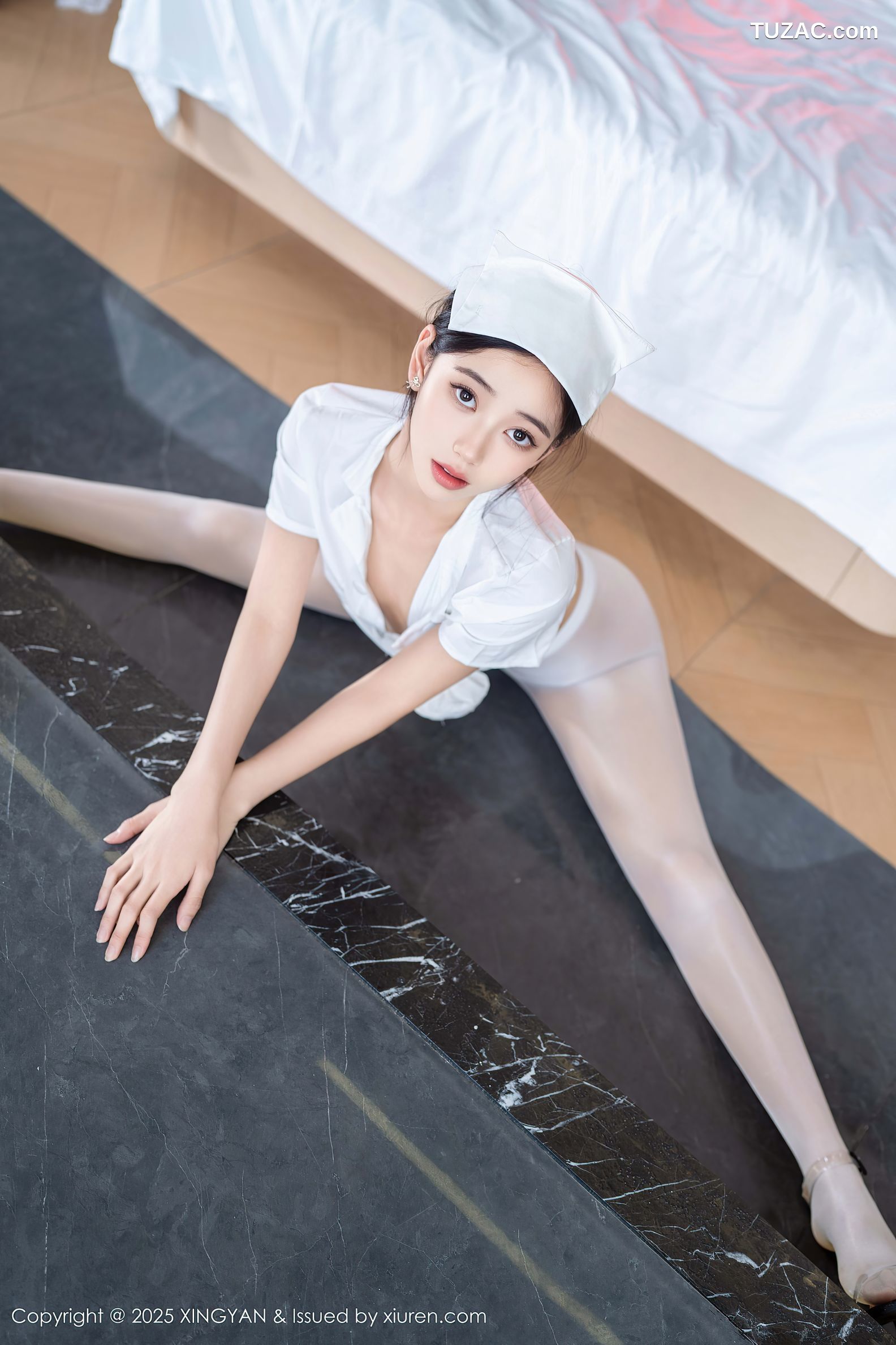 XingYan星颜社-371-时安安-白色护士制服白丝爆乳-2025.07.17