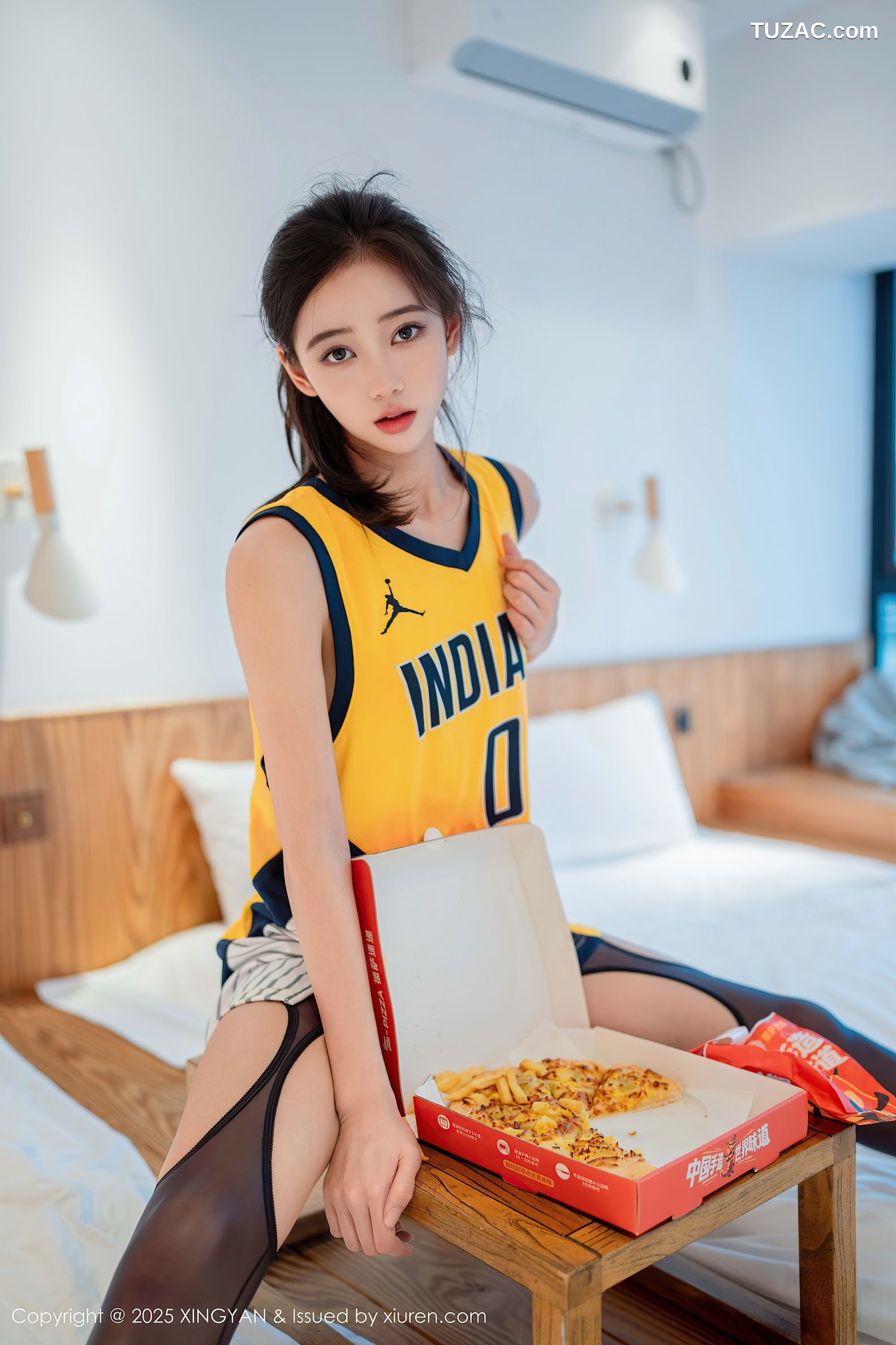 XingYan星颜社-386-时安安-篮球背心爆乳-白T真空-2025.08.19