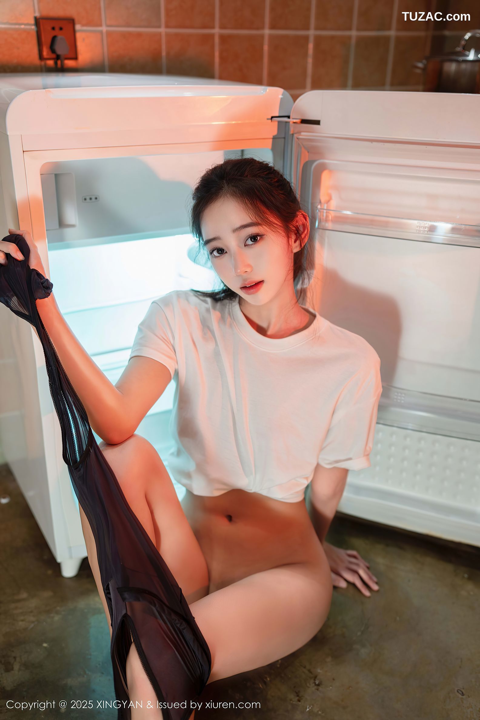 XingYan星颜社-386-时安安-篮球背心爆乳-白T真空-2025.08.19