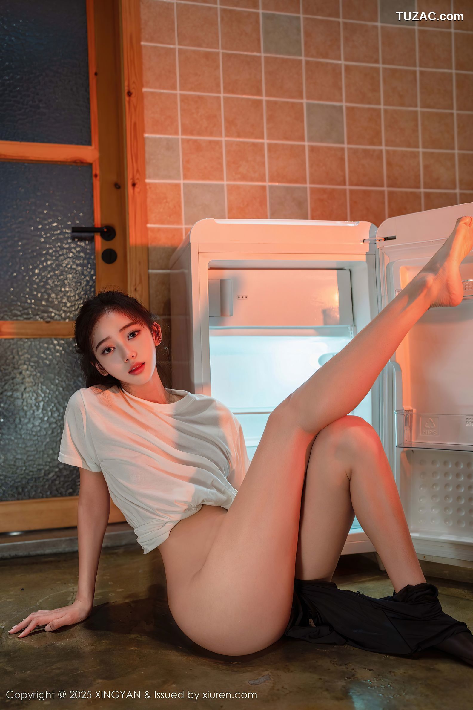 XingYan星颜社-386-时安安-篮球背心爆乳-白T真空-2025.08.19