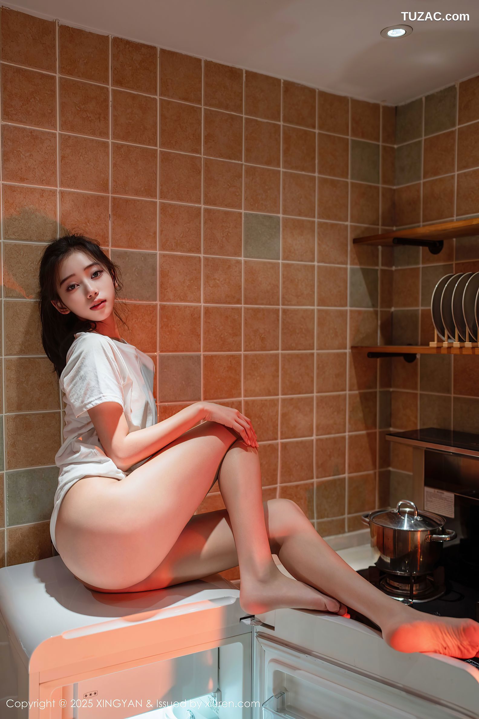 XingYan星颜社-386-时安安-篮球背心爆乳-白T真空-2025.08.19