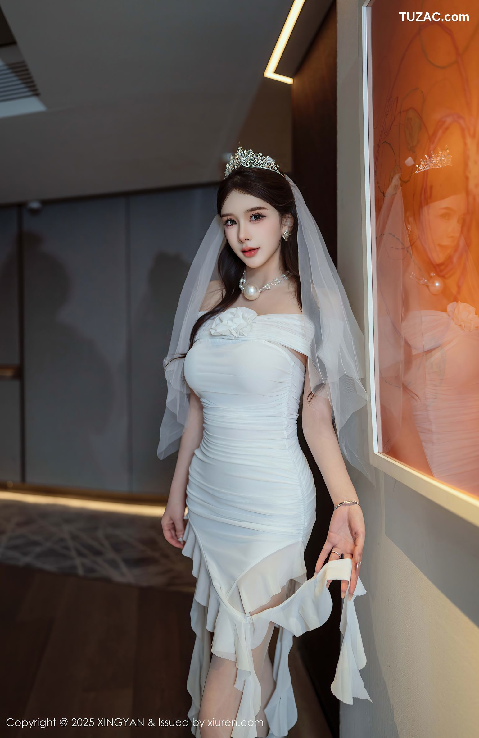 XingYan星颜社-388-李丽莎-白色婚纱三熟女-2025.08.22