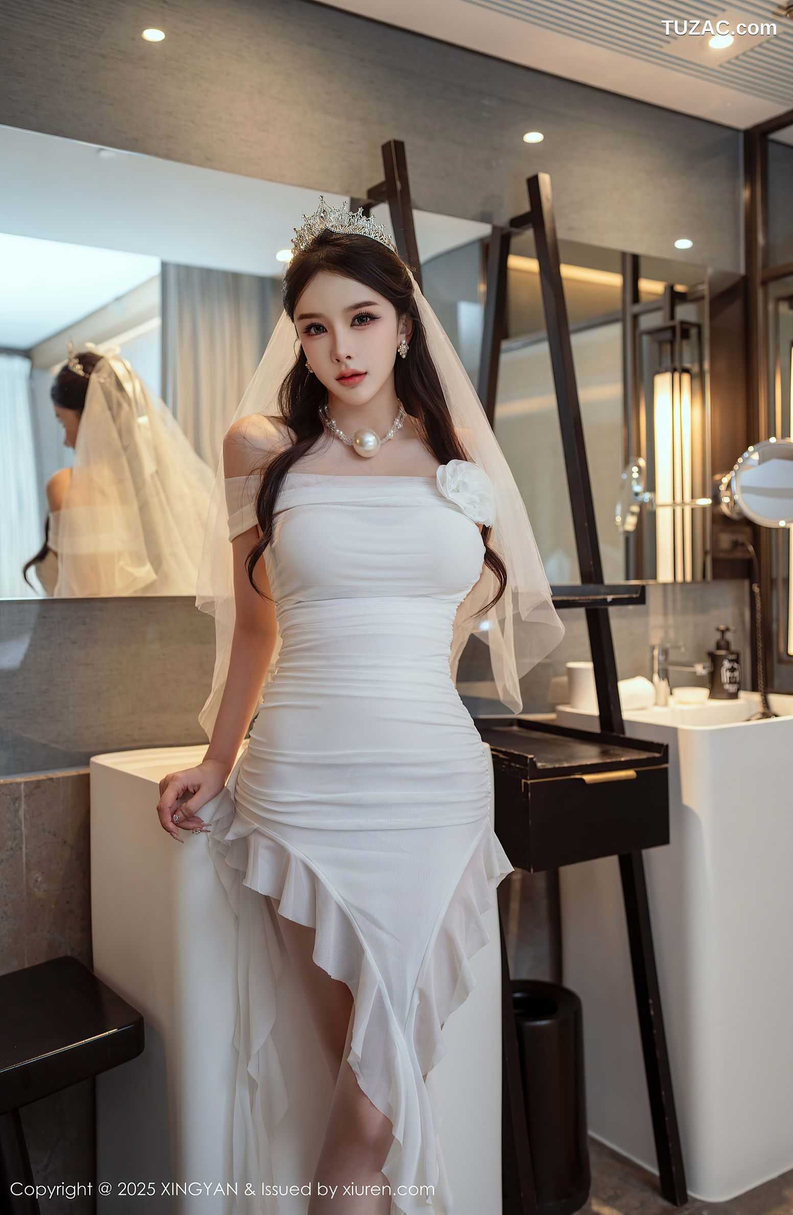 XingYan星颜社-388-李丽莎-白色婚纱三熟女-2025.08.22