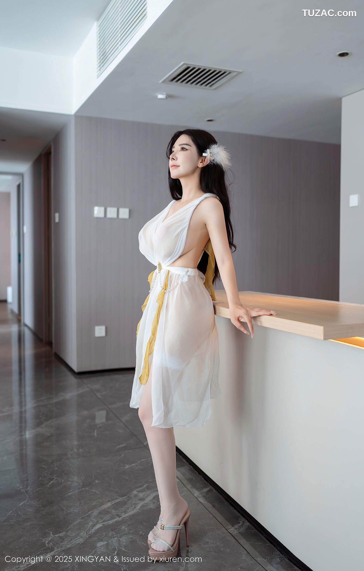 XingYan星颜社-392-潘思沁-白色情趣透视纱裙-2025.08.28