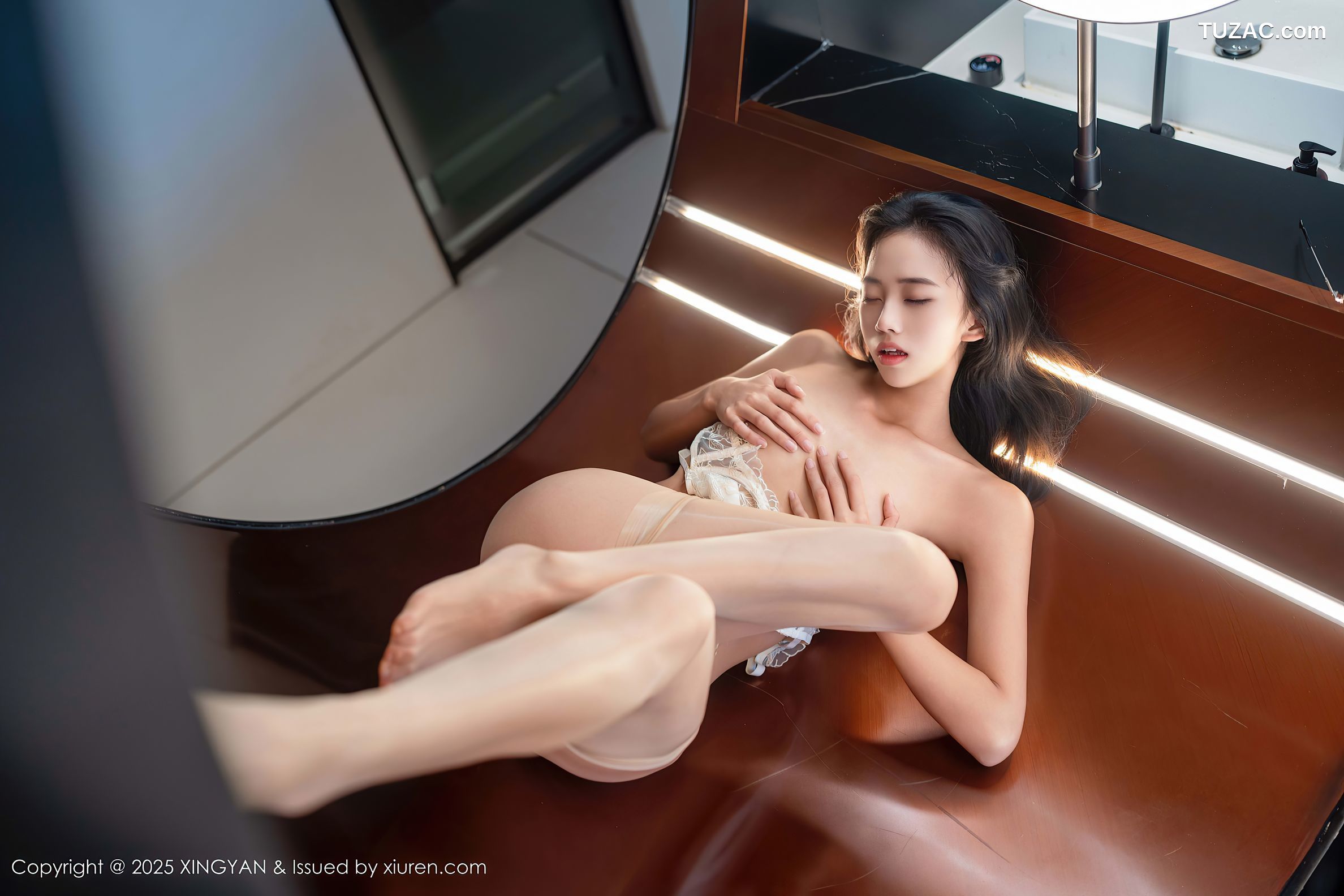 XingYan星颜社-404-时安安-白色蕾丝内衣-2025.09.23