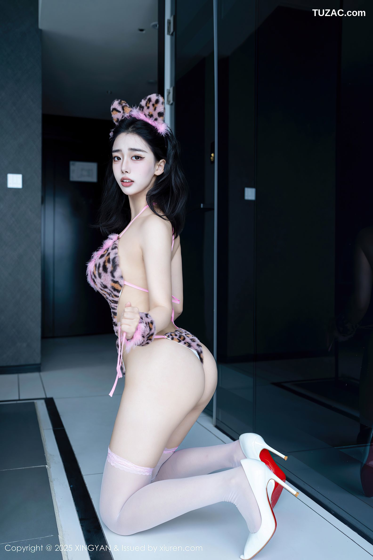 XingYan星颜社-405-阮福福-豹纹情趣内衣白丝-2025.09.25