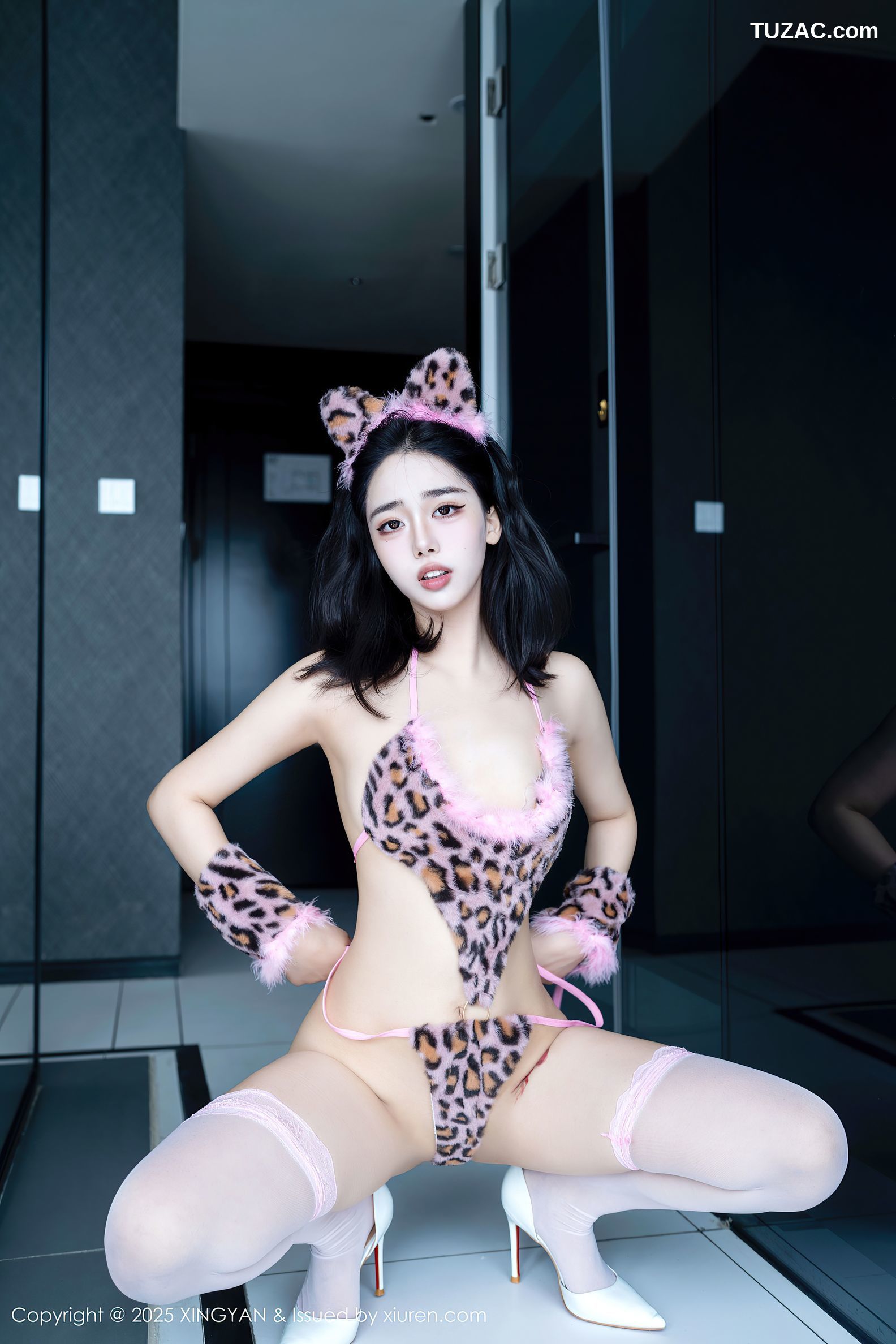 XingYan星颜社-405-阮福福-豹纹情趣内衣白丝-2025.09.25