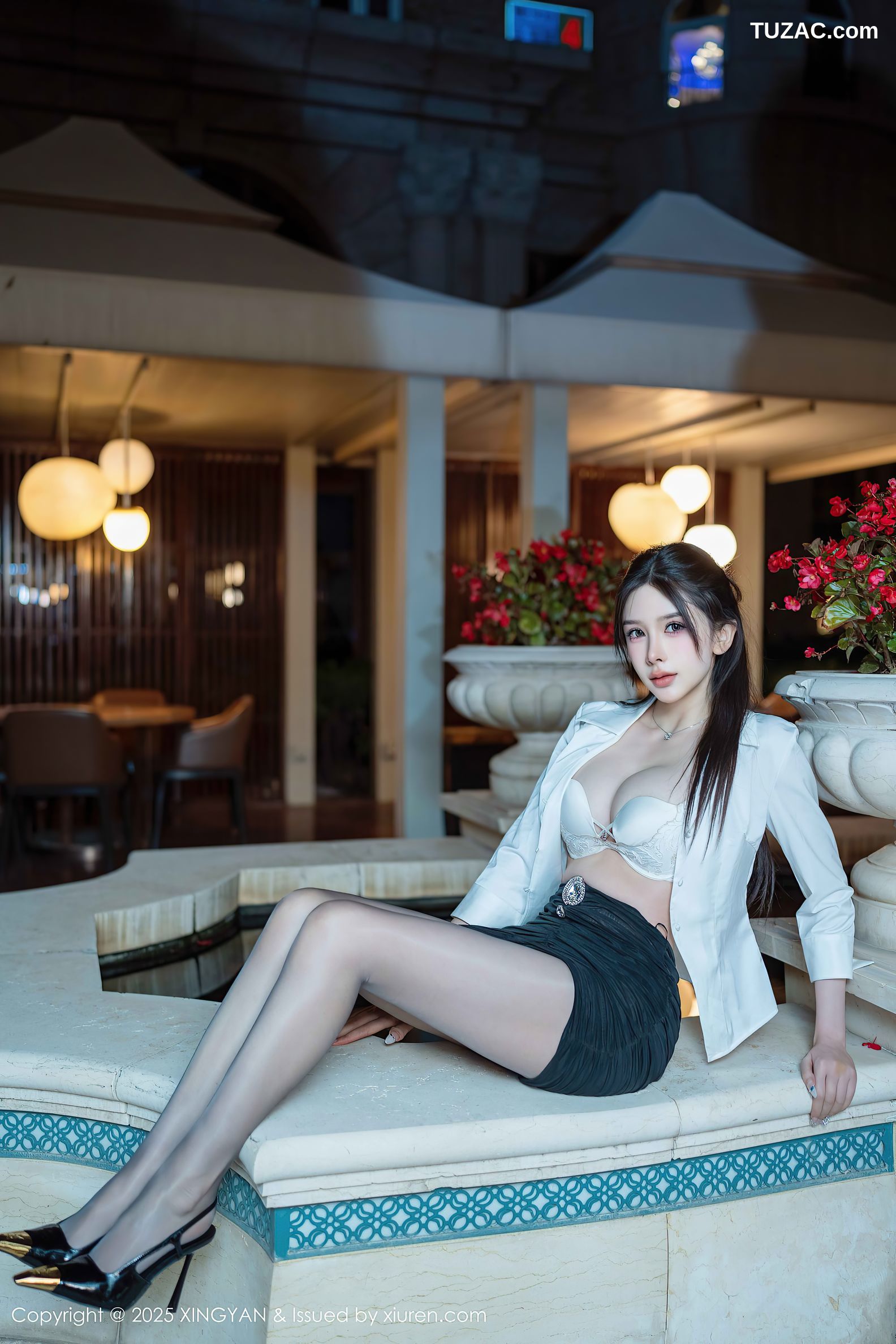 XingYan星颜社-406-李丽莎-白衬衫黑短裙红绳捆绑-2025.09.26