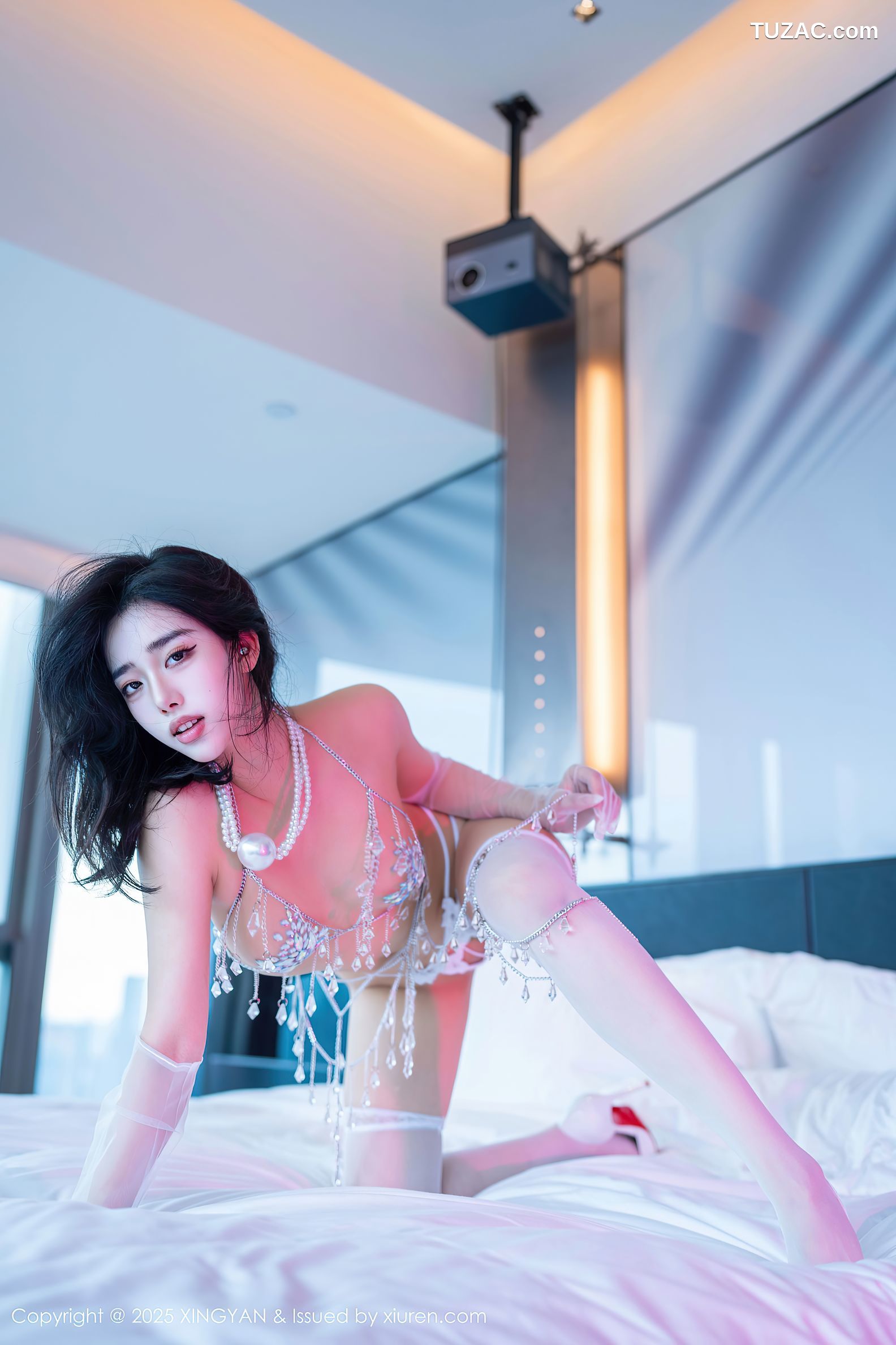 XingYan星颜社-415-阮福福-情趣白丝珍珠链内衣爆乳-2025.10.23