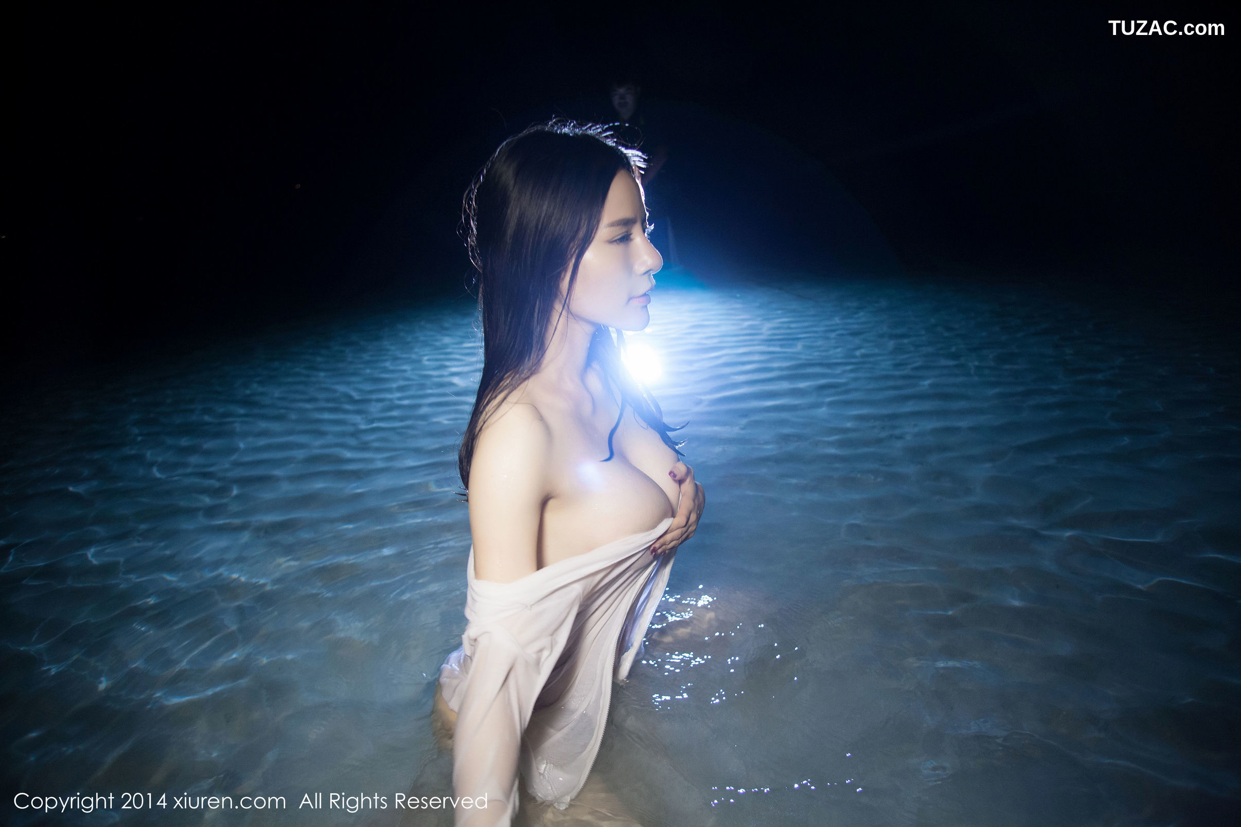 XiuRen秀人网-088-Nancy小姿-《小清新泳装-沙滩湿身》-2014.01.20