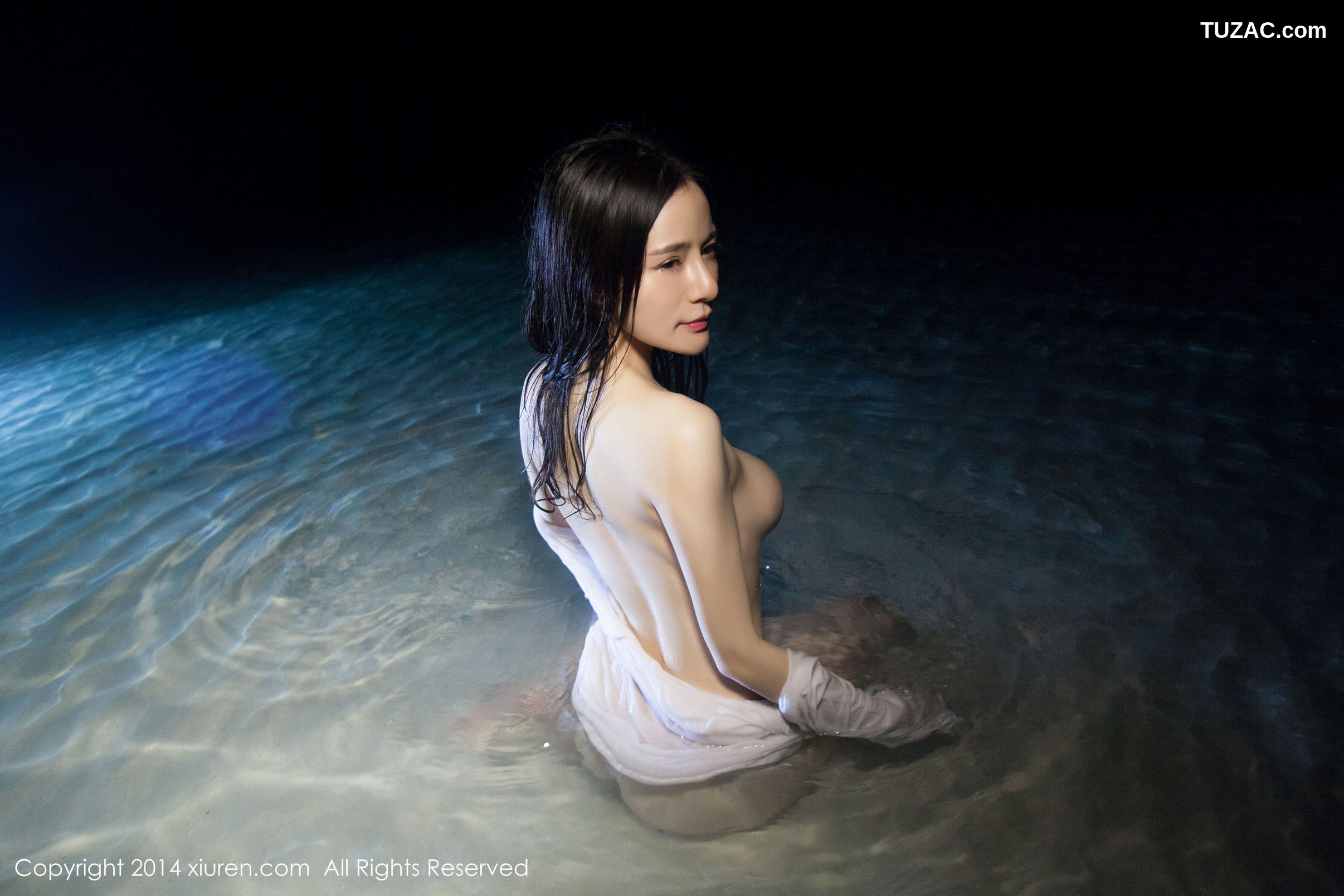 XiuRen秀人网-088-Nancy小姿-《小清新泳装-沙滩湿身》-2014.01.20