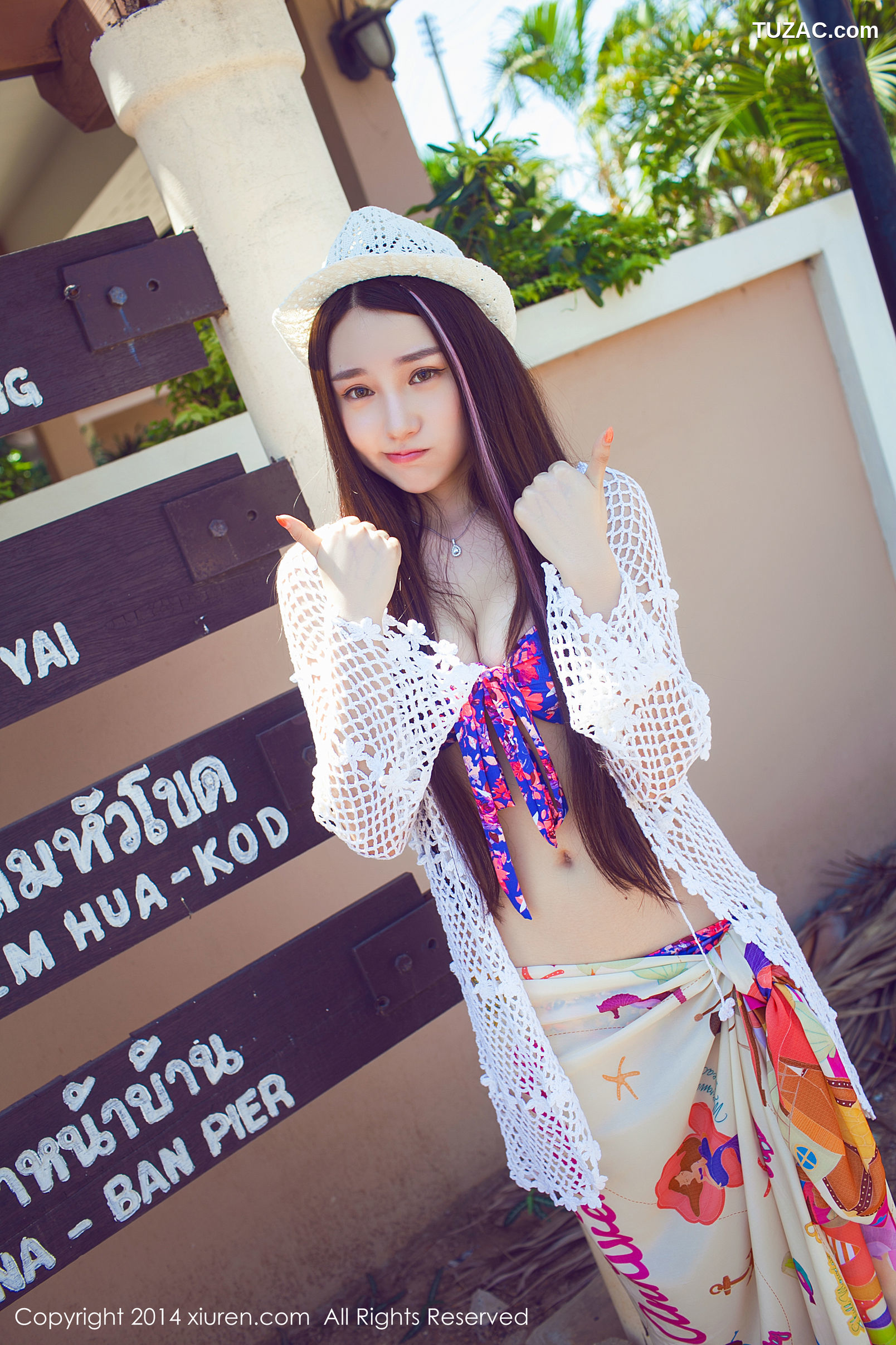 XiuRen秀人网-139-女神刘奕宁-泰国街拍-2014.05.26
